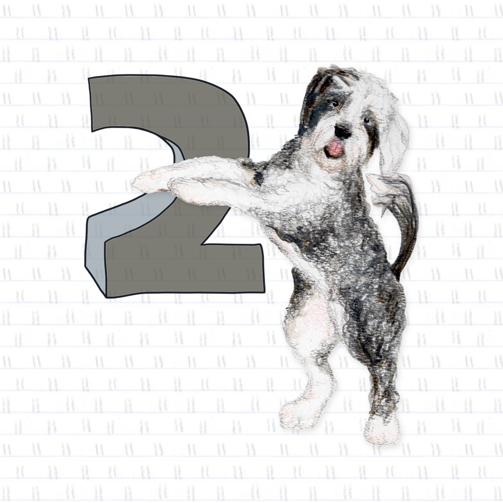 Roger tussles with two.