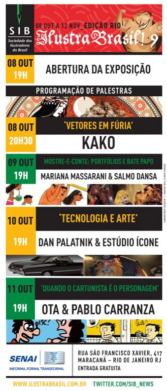 Programação do Ilustra Brasil! 9