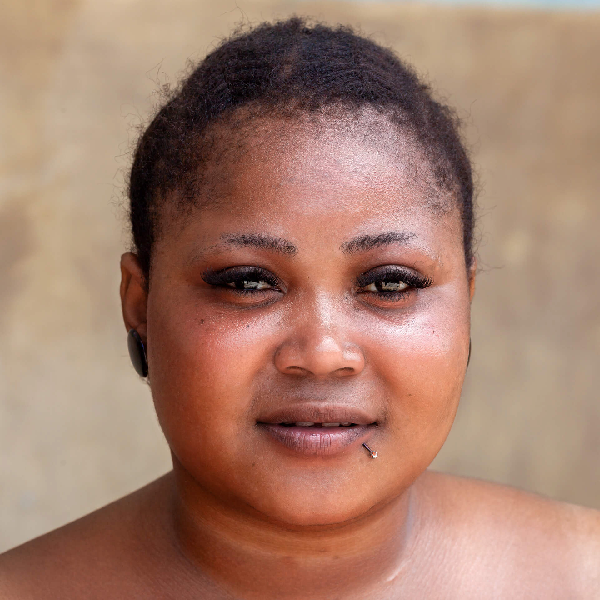 Portait of a woman in Makumbusho, Dar es Salaam, Tanzania