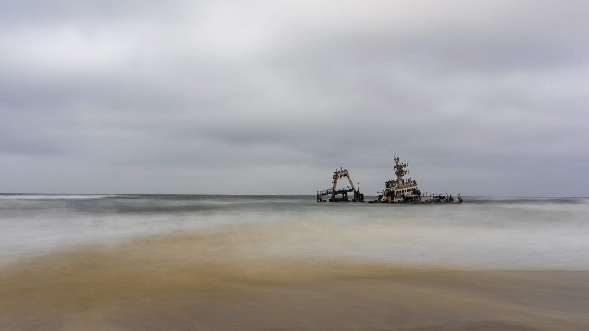 Shipwreck, Zelia, Skeleton Coast, Namibia