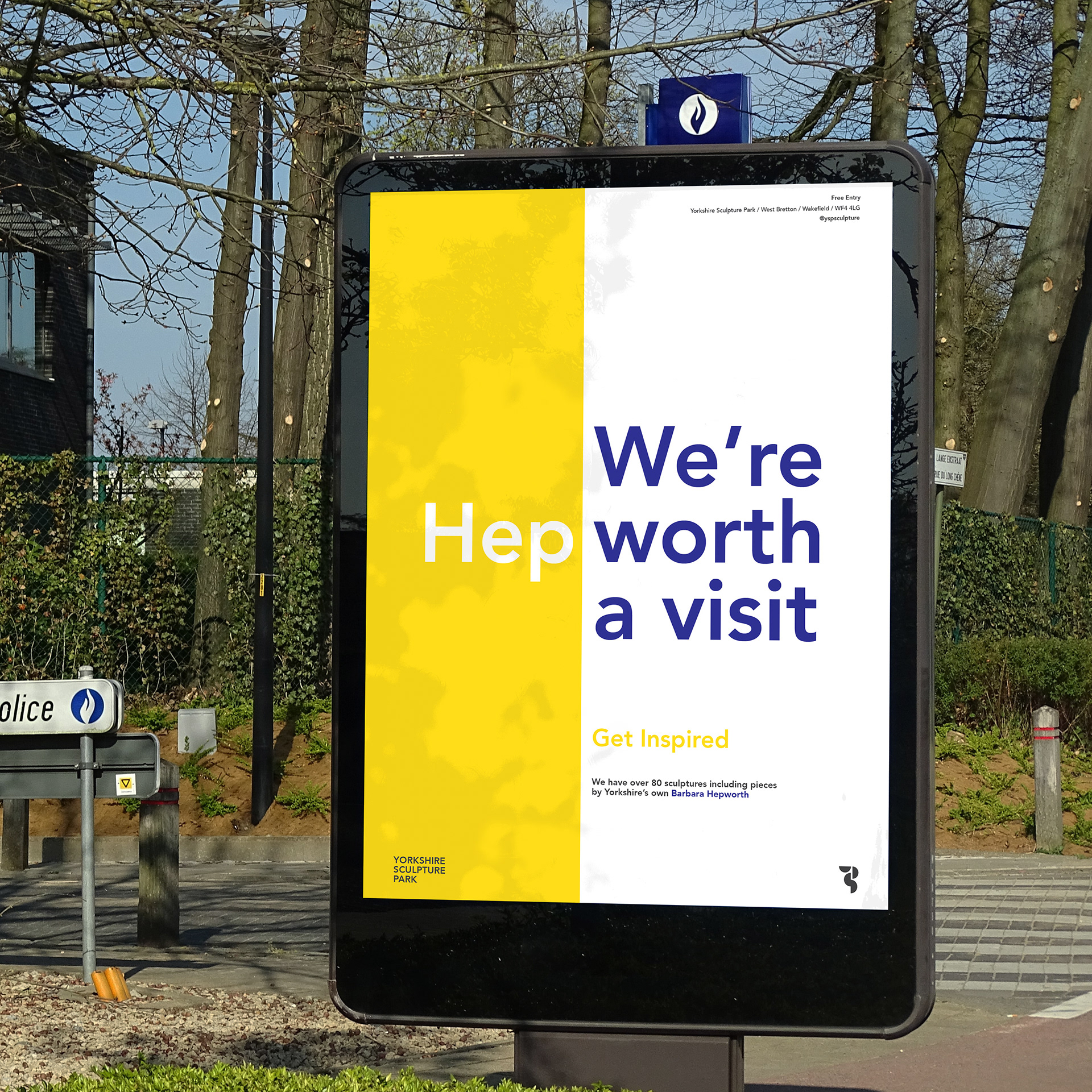 Alternative copy-led poster