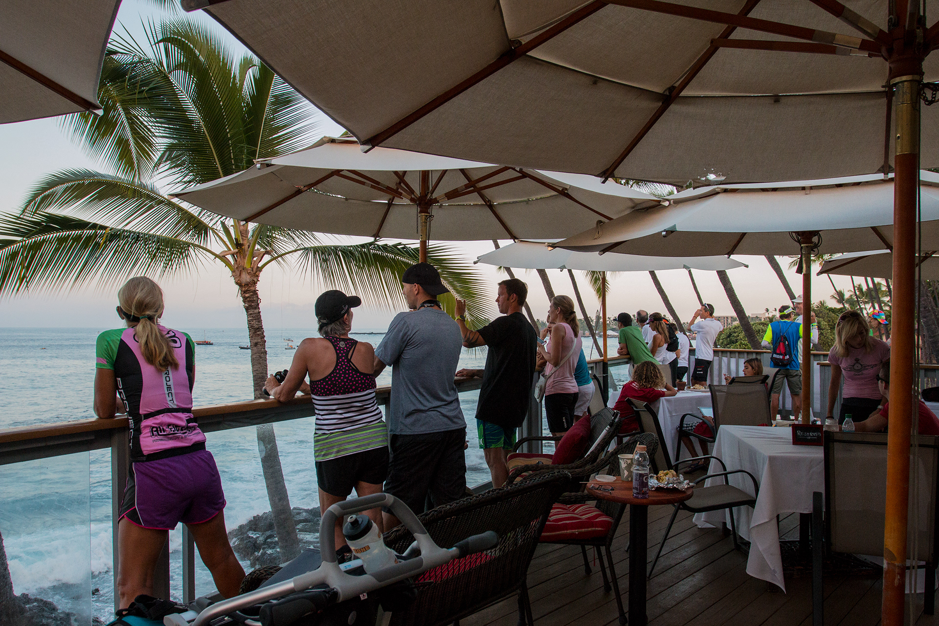 Full day coverage of Iron Man World Championships in Kona, HI for Daylight Mind.