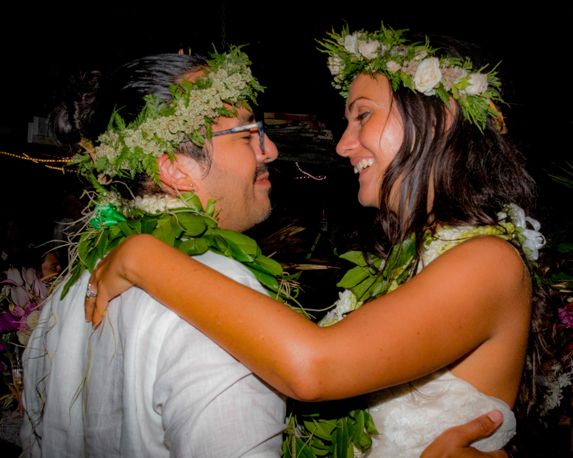 Wedding reception, Hawaii, Kalapana Awa Bar.