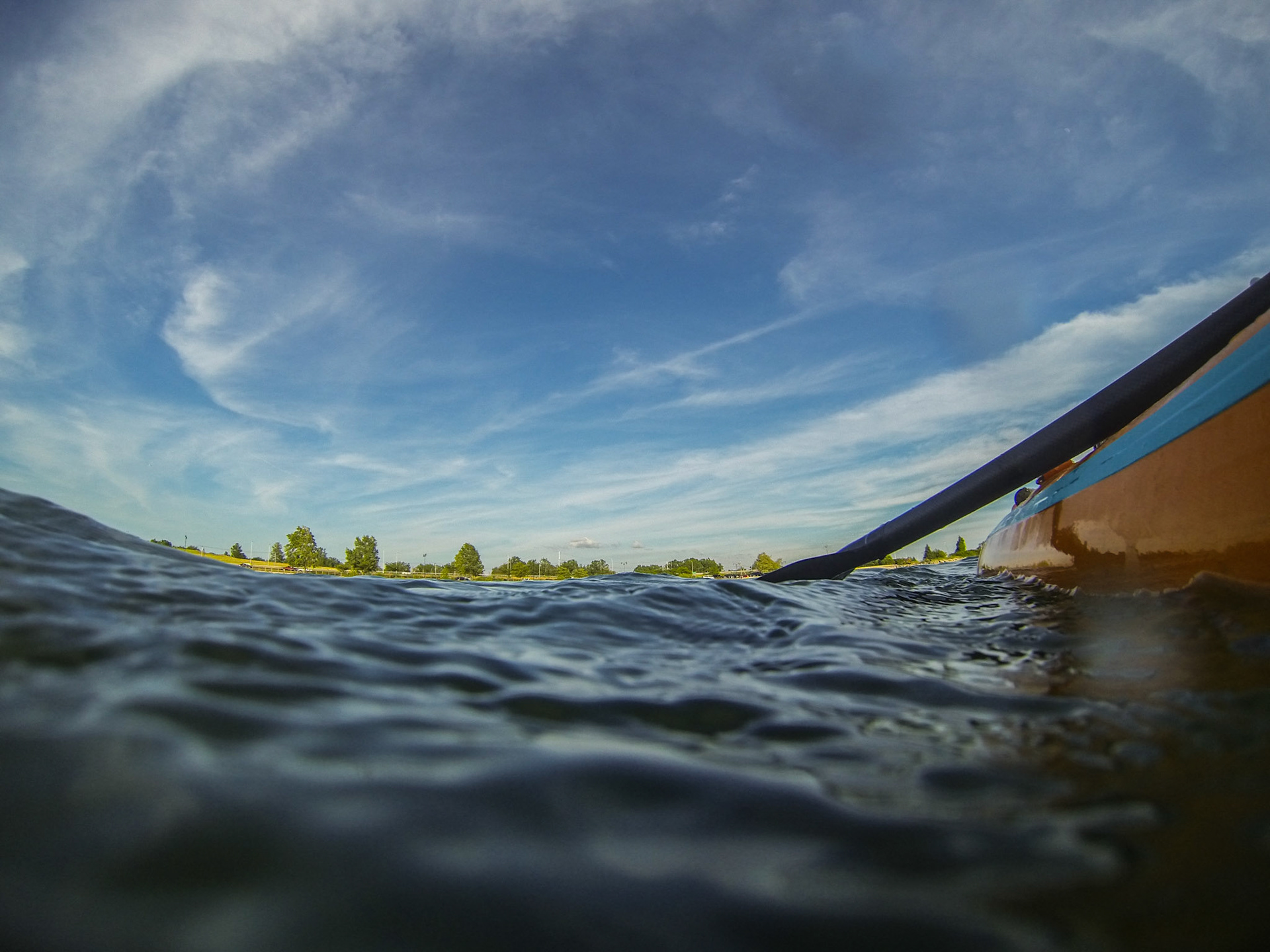 GoPro SUP photos off Gallagher Beach, Buffalo NY.