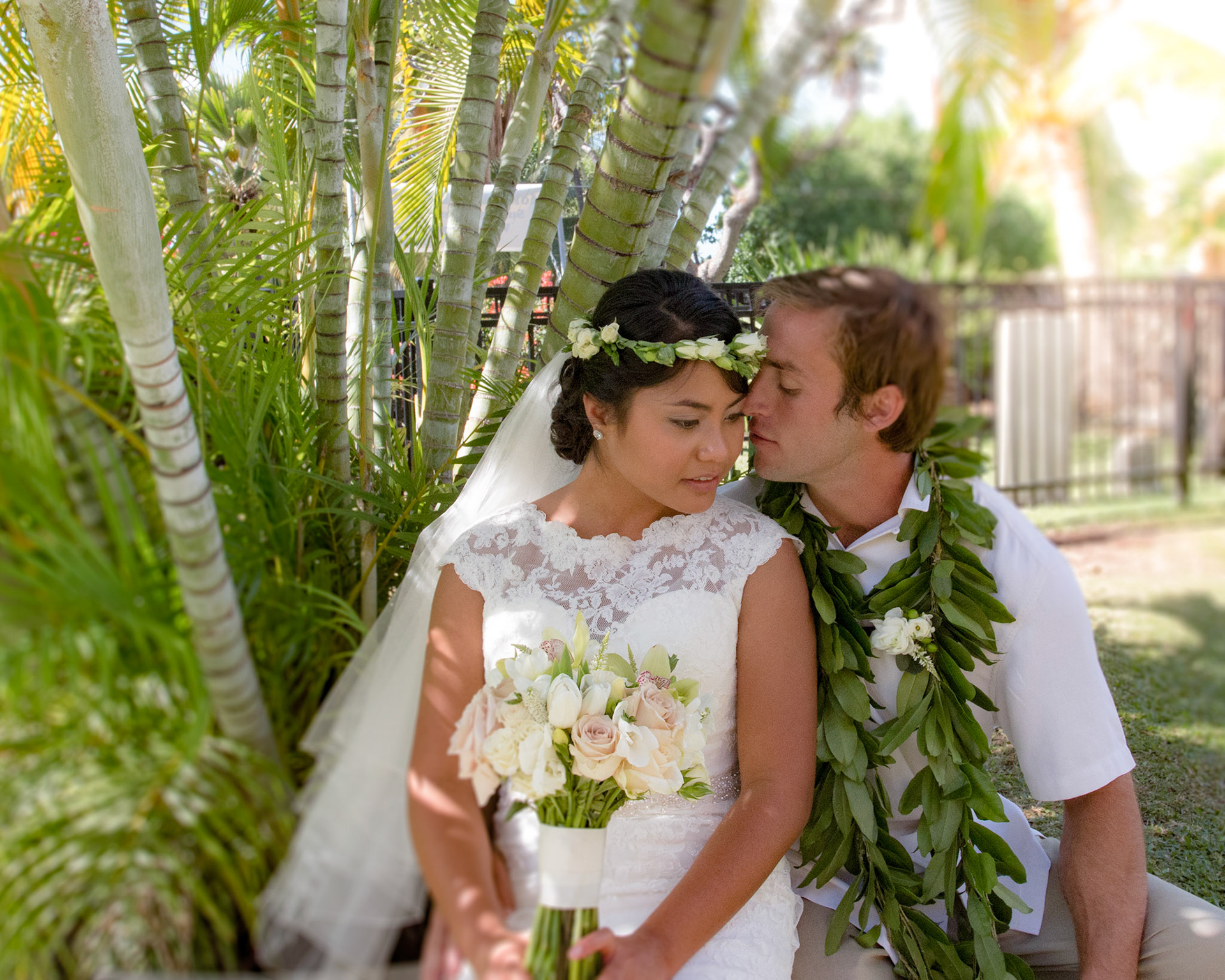 Wedding Hawaii, couple.