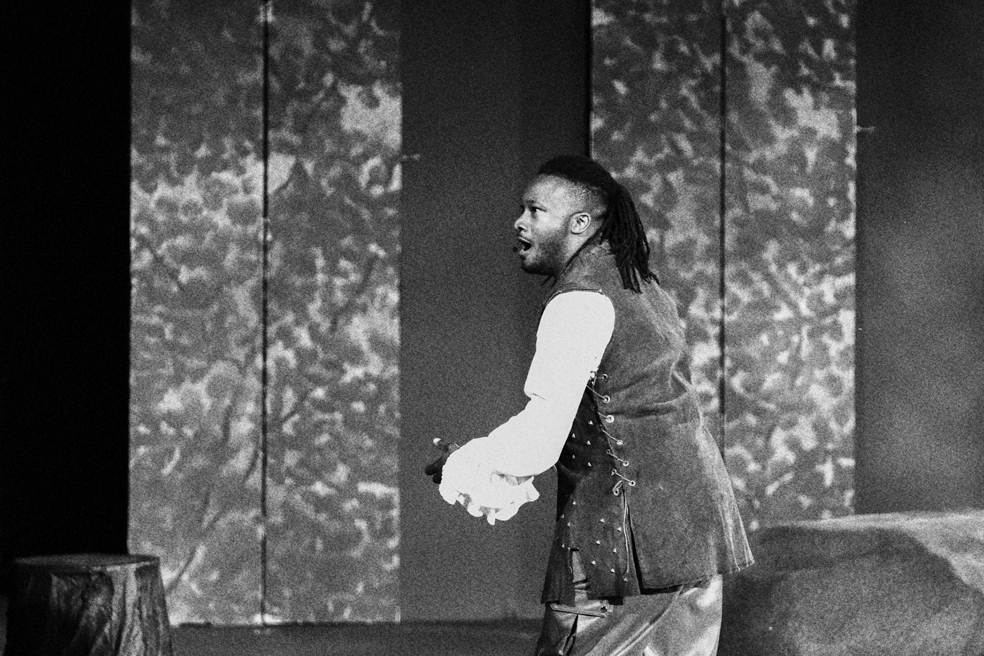 Very rainy Shakespeare in Delaware Park, Buffalo NY.
