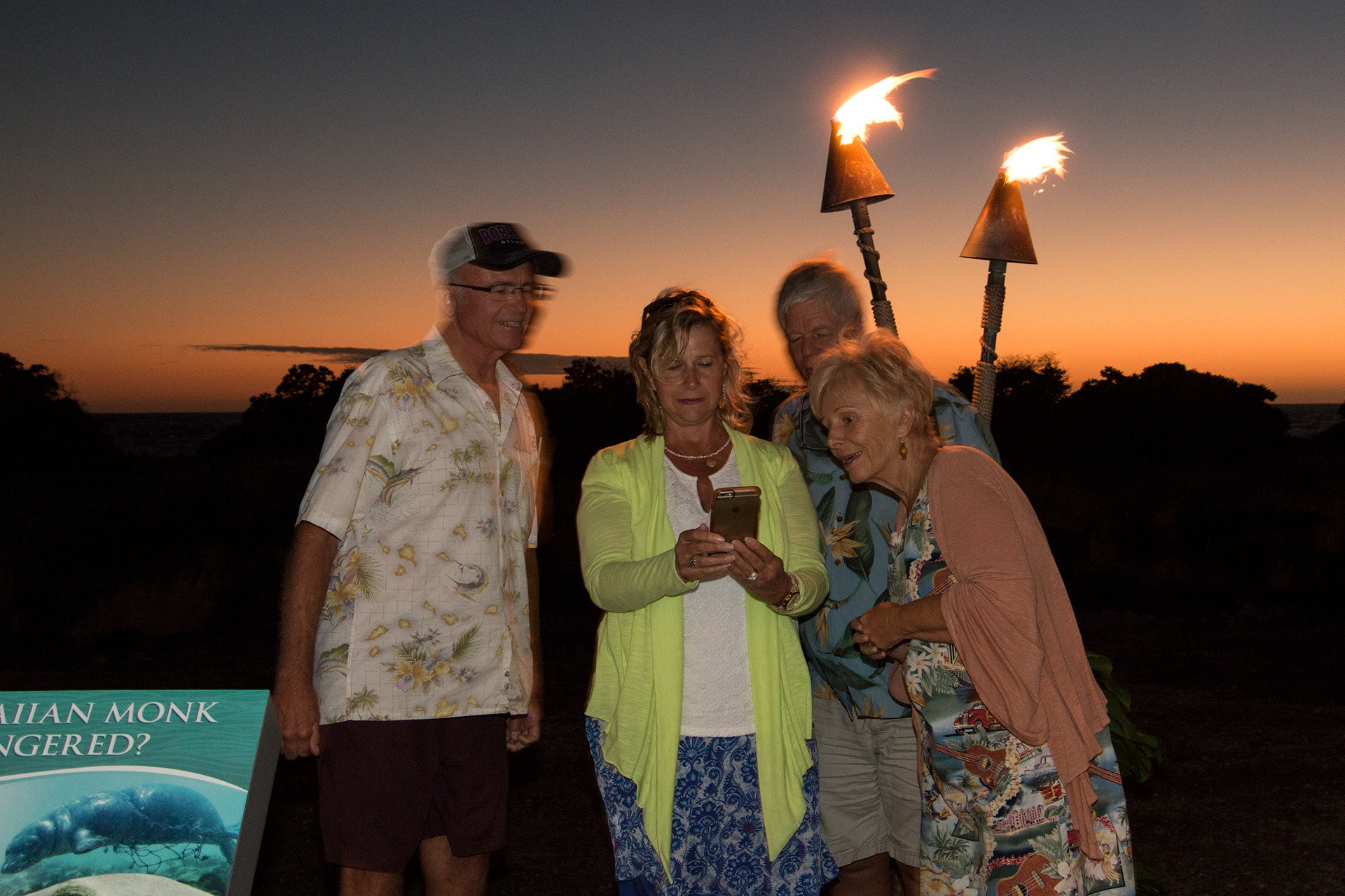 Guests at Ke Kai Ola fundraiser, Kona HI.