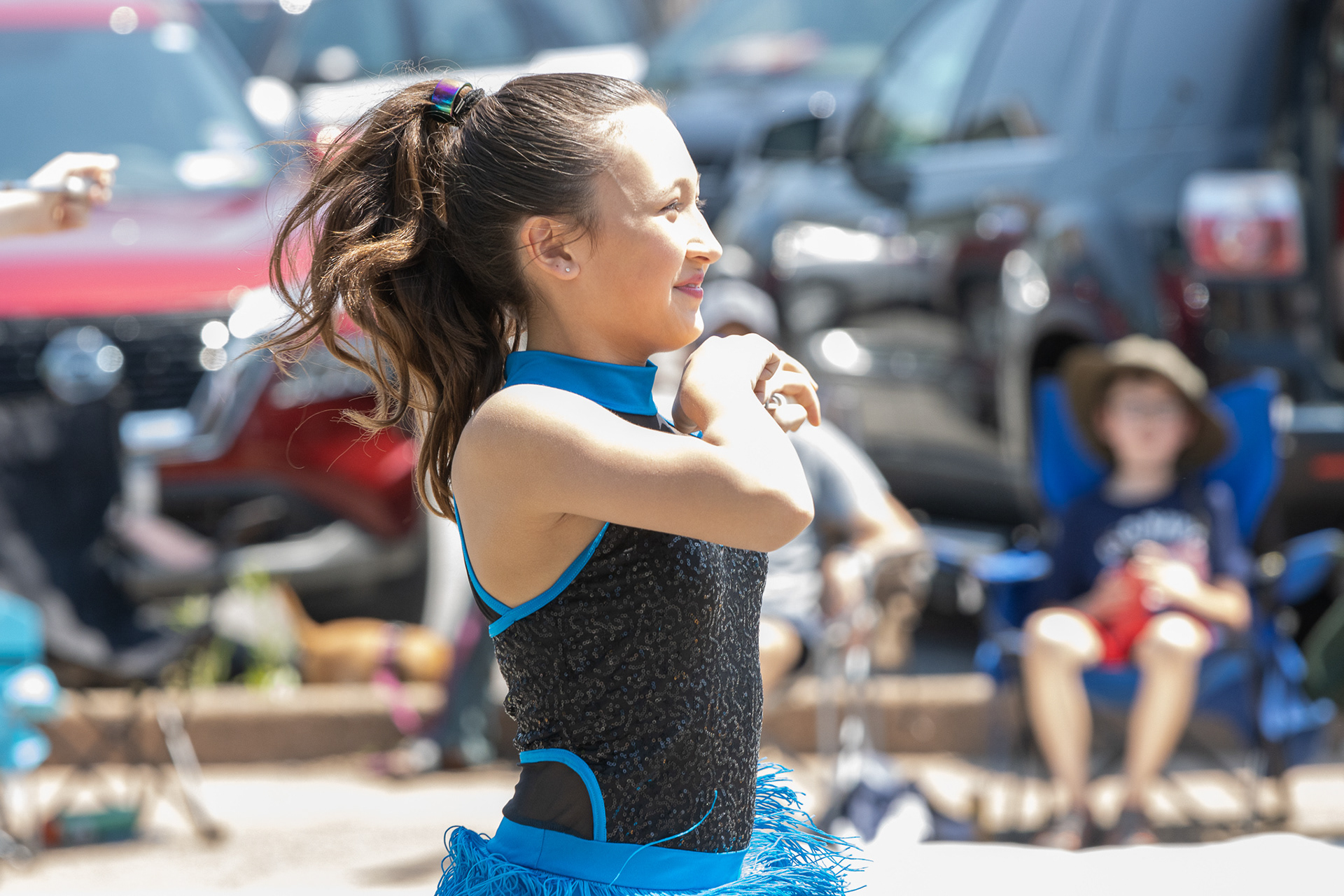Performer, Memorial Day parade, Kenmore NY.