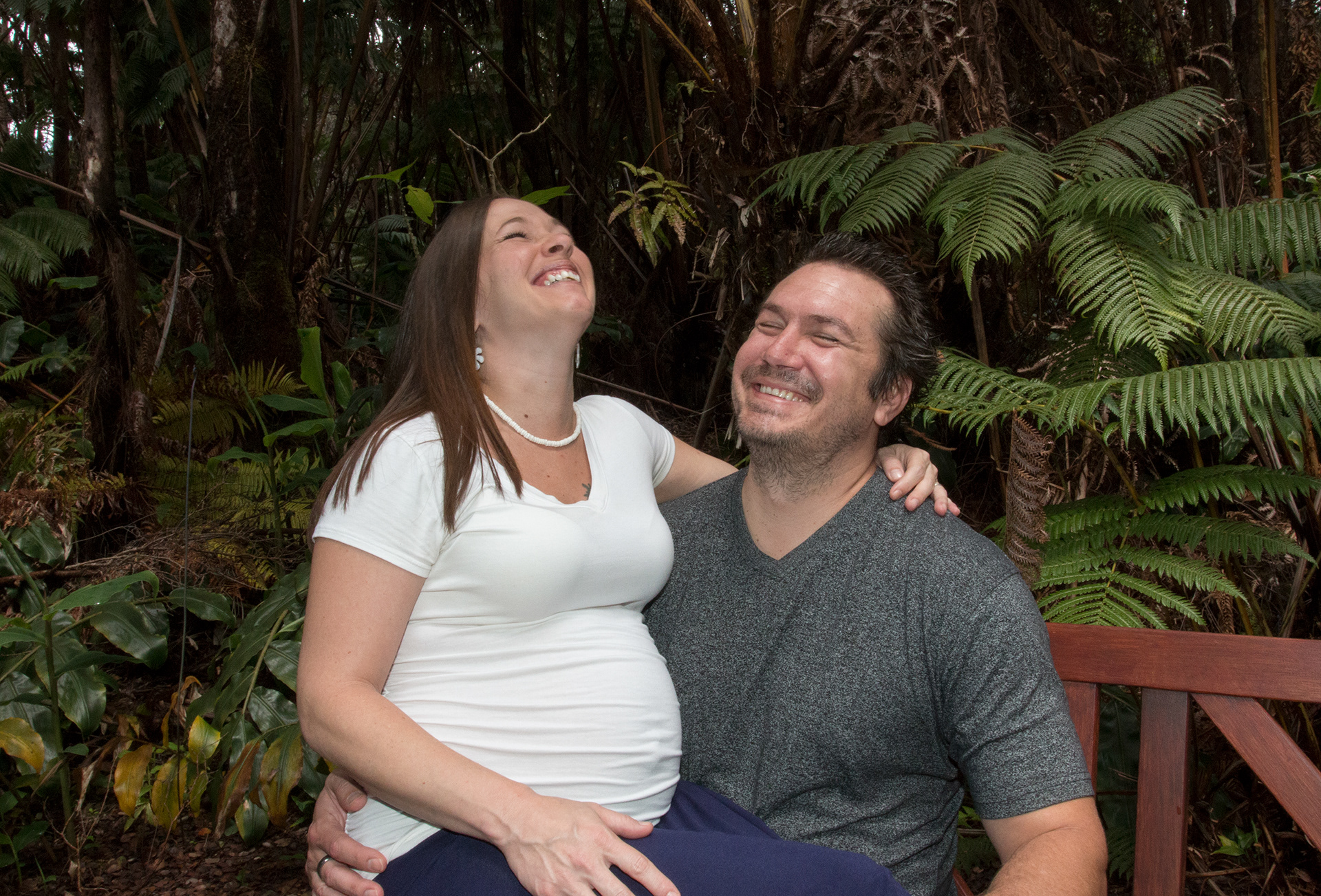 Maternity photo session, Volcano HI.