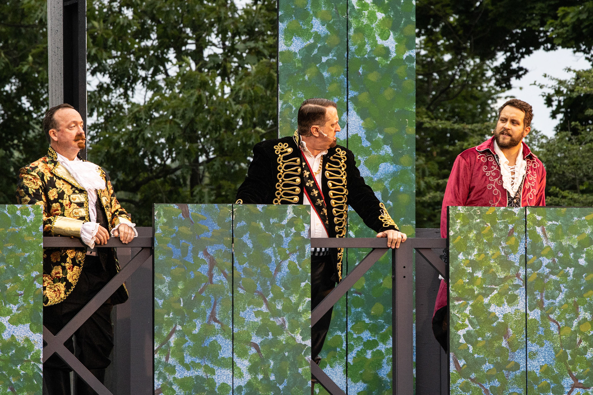 Very rainy Shakespeare in Delaware Park, Buffalo NY.
