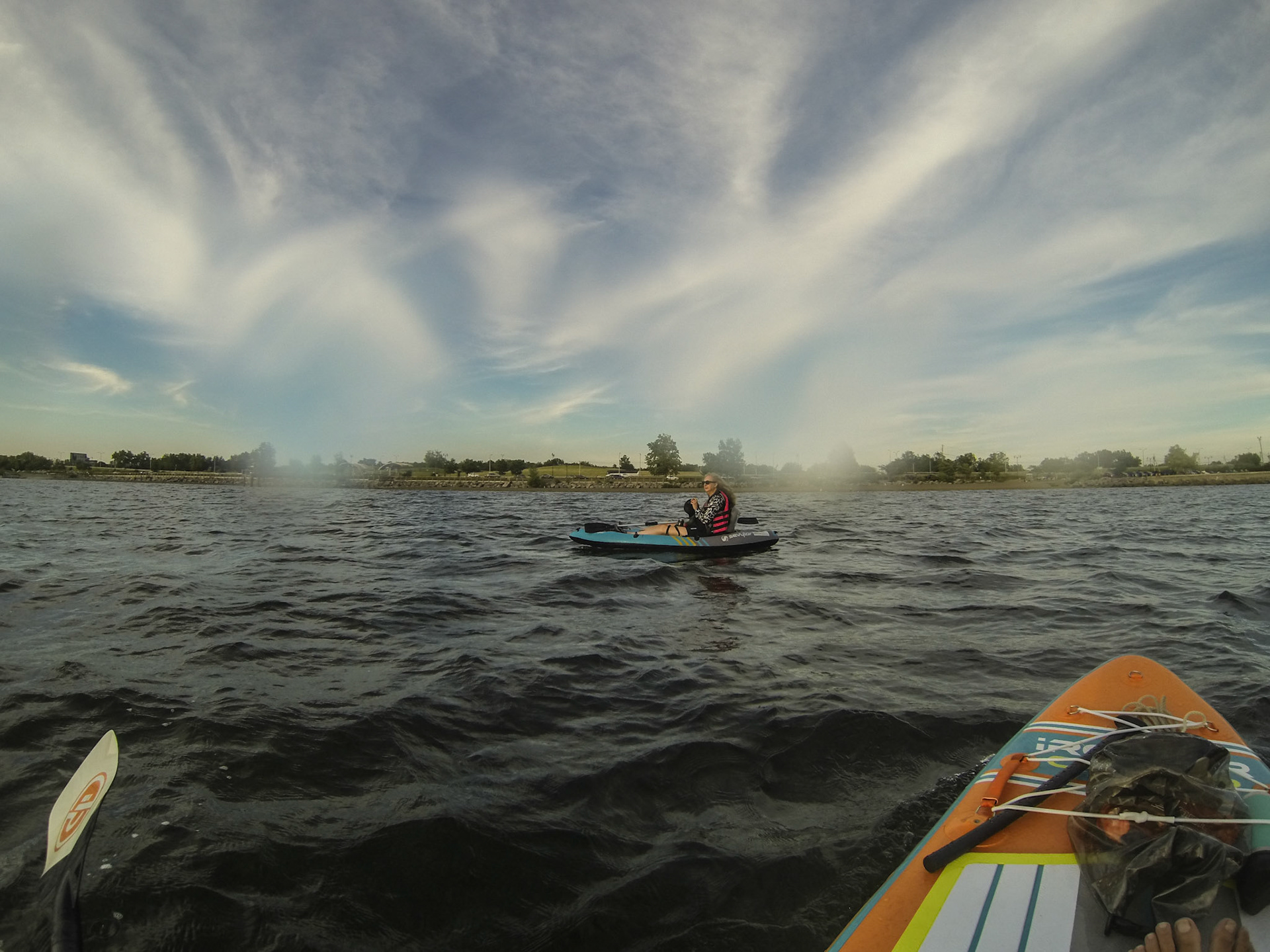 GoPro SUP photos off Gallagher Beach, Buffalo NY.