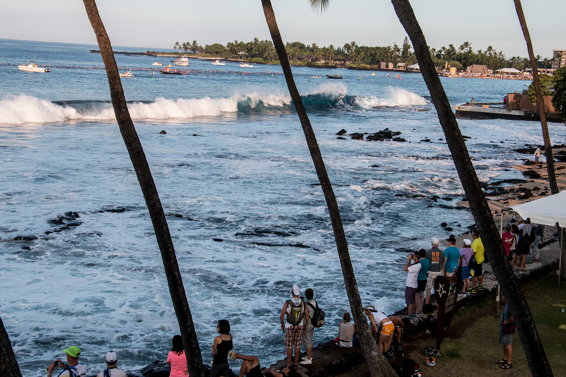 Full day coverage of Iron Man World Championships in Kona, HI for Daylight Mind.