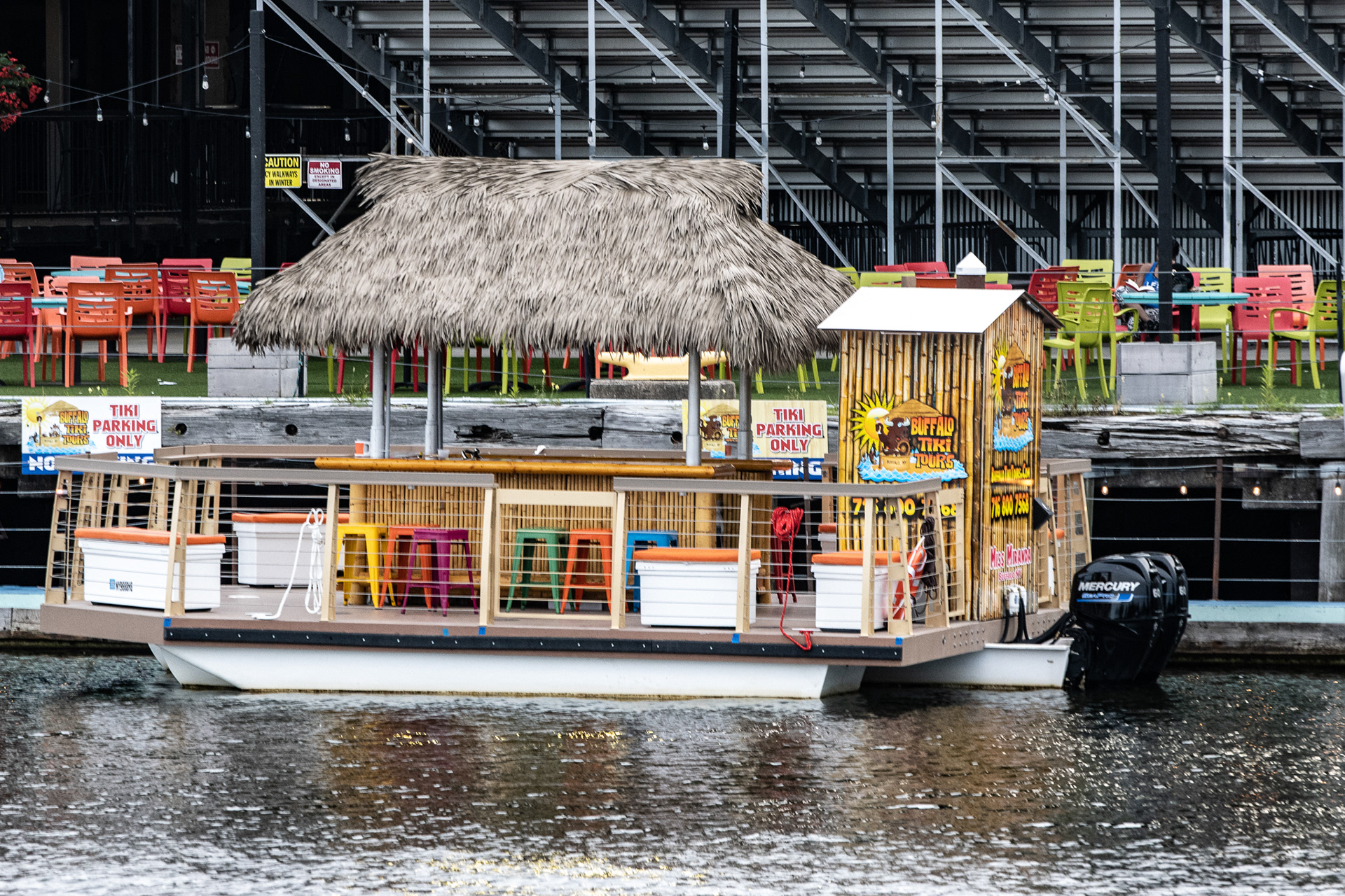 Photo across the Buffalo River at Riverfest Park, Buffalo NY