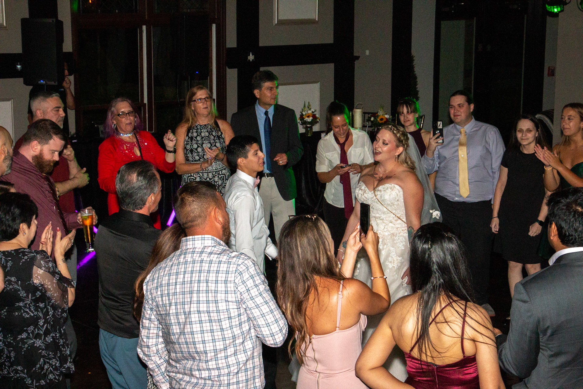 Wedding reception at Avanti Mansion, Hamburg, NY.