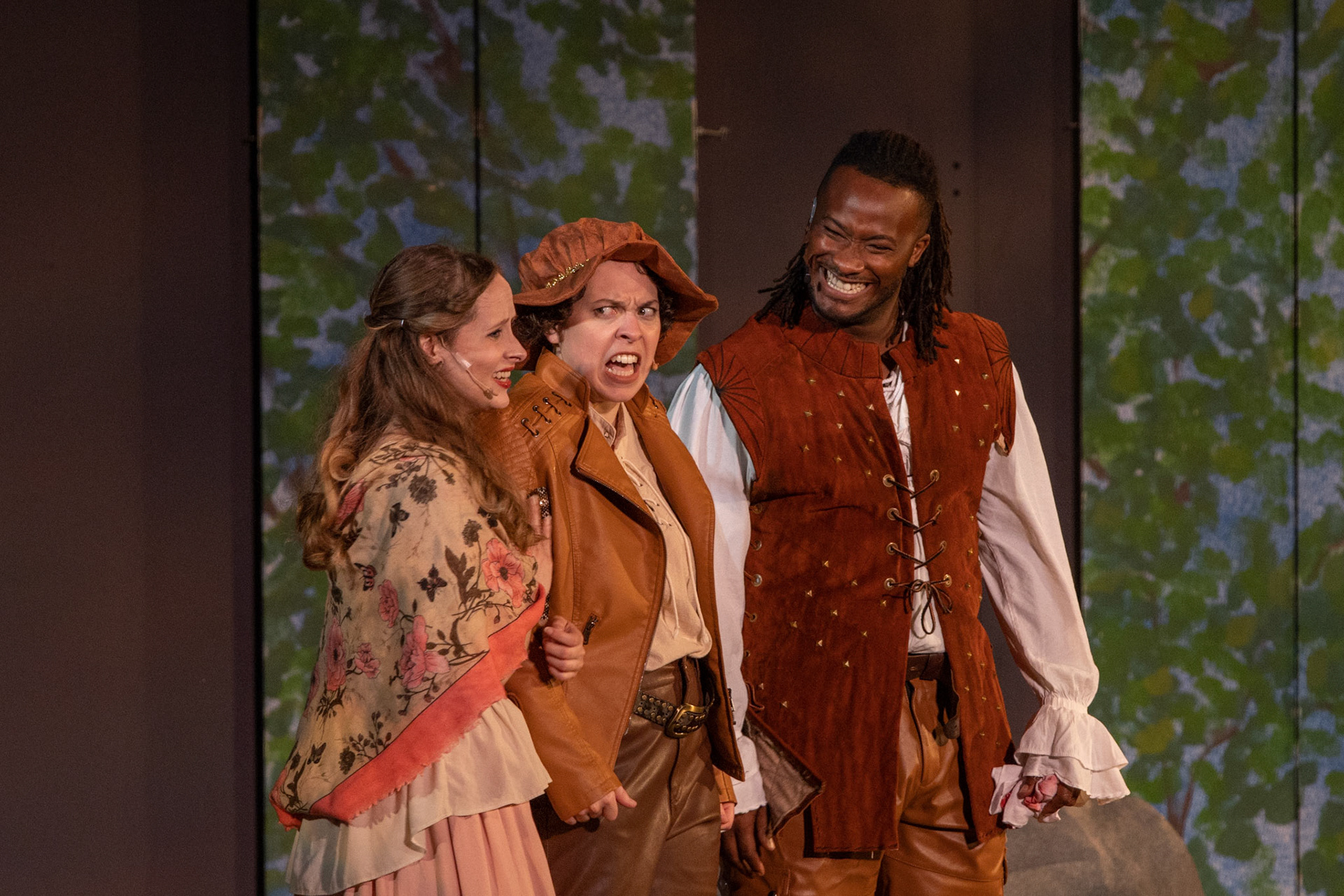 Very rainy Shakespeare in Delaware Park, Buffalo NY.