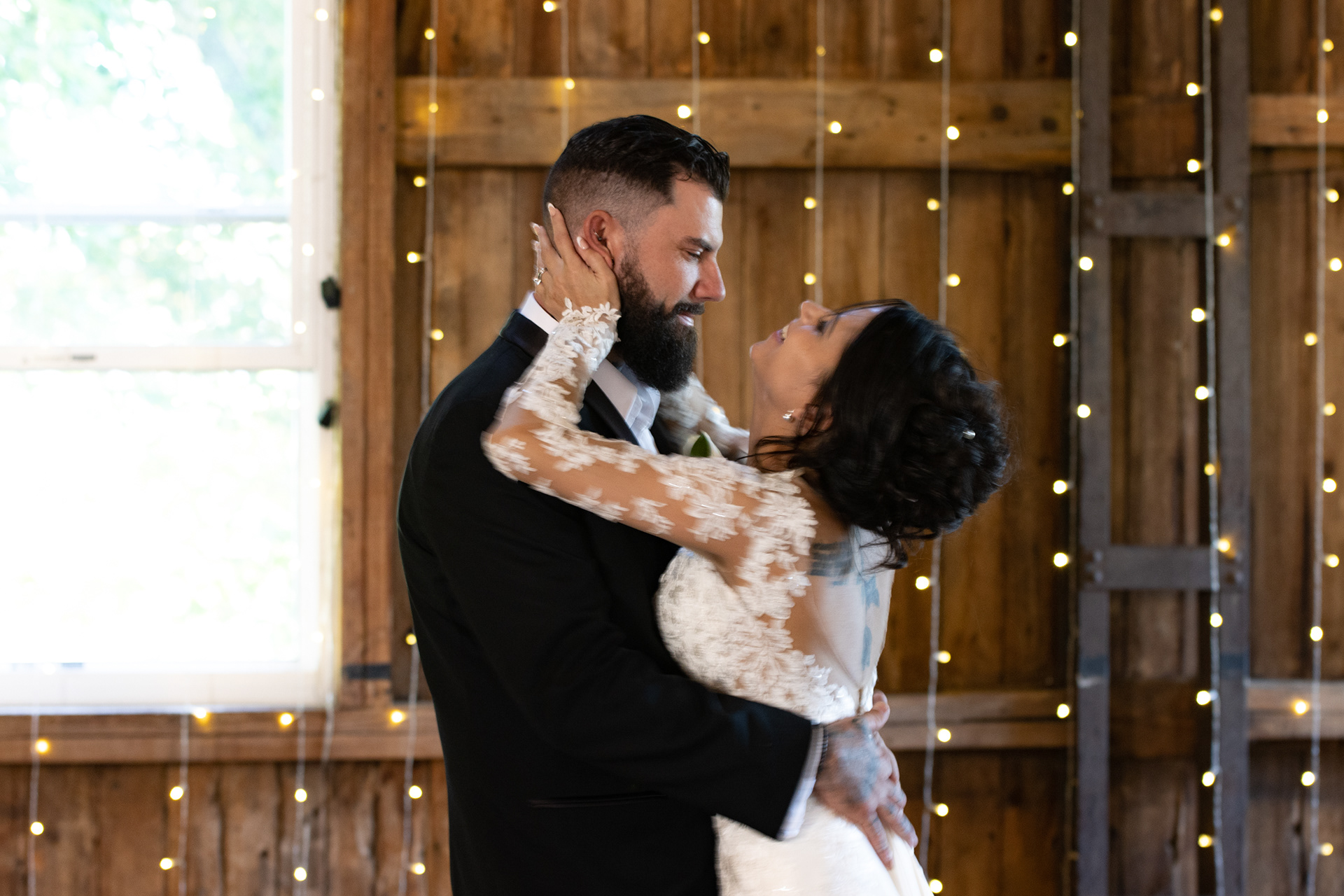 Mr & Mrs dancing at The Gallagher, Medina NY.
