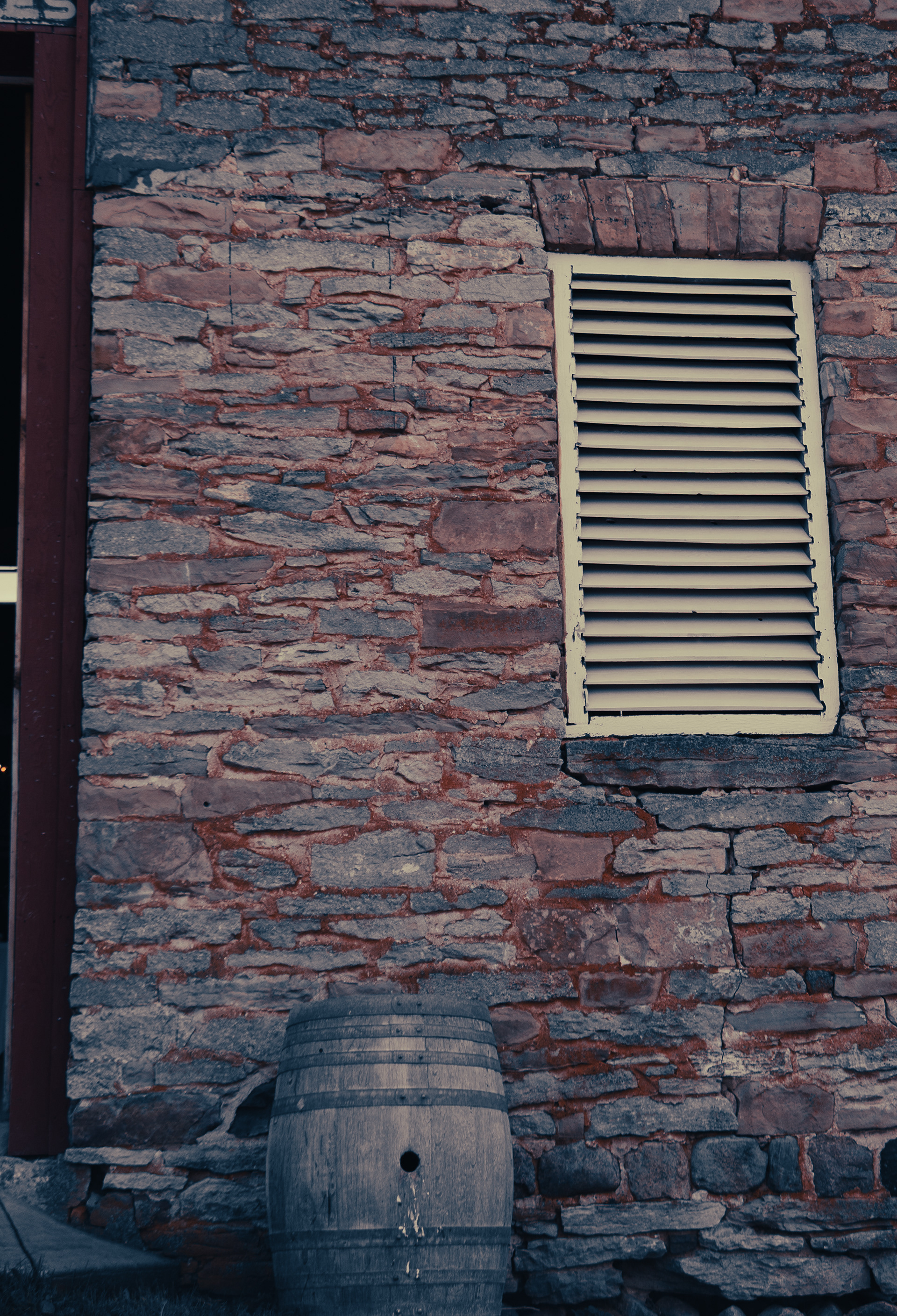 Rustic venue at Freedom Run Winery, Lockport NY.
