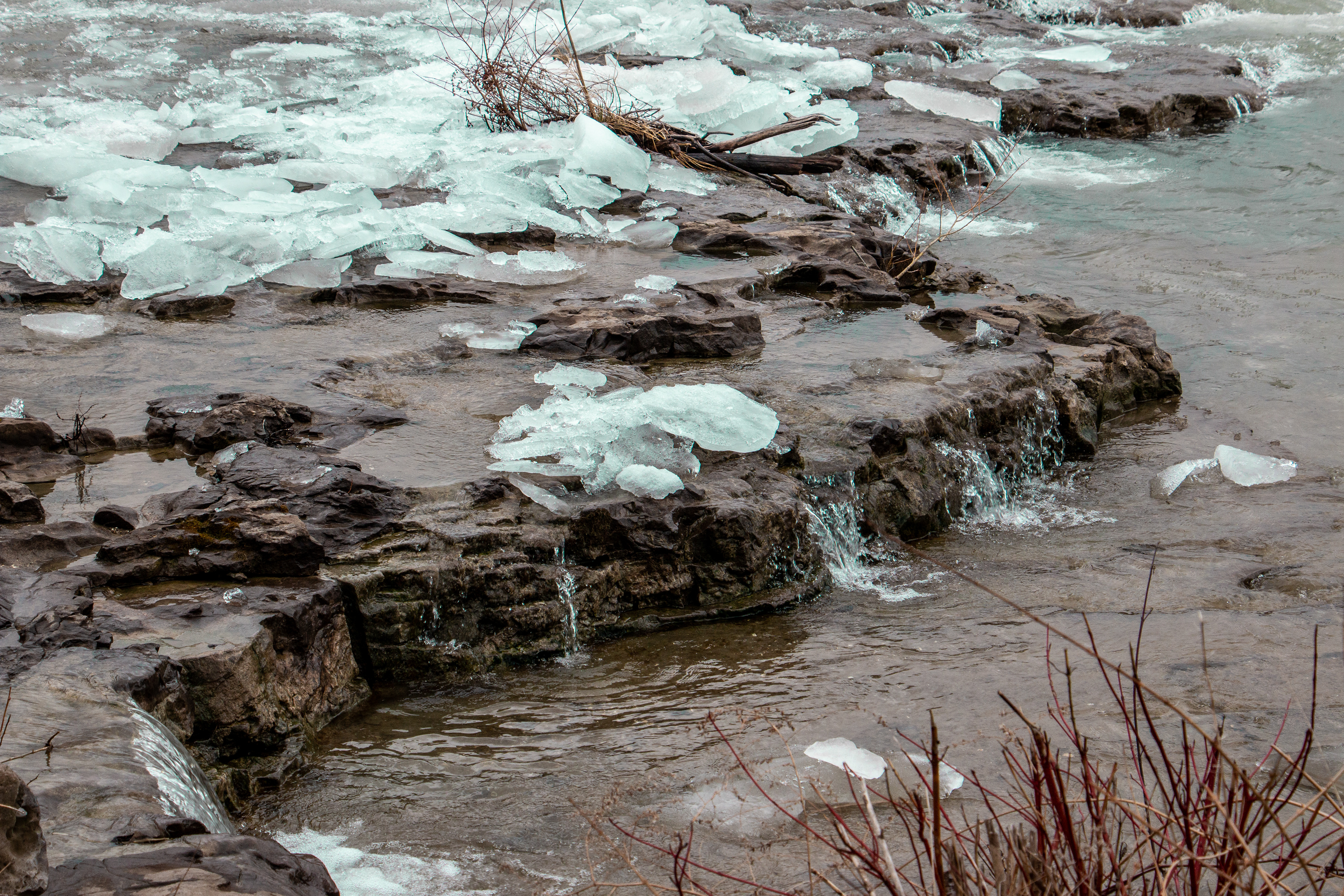 Rapids at Niagara Fall NY.