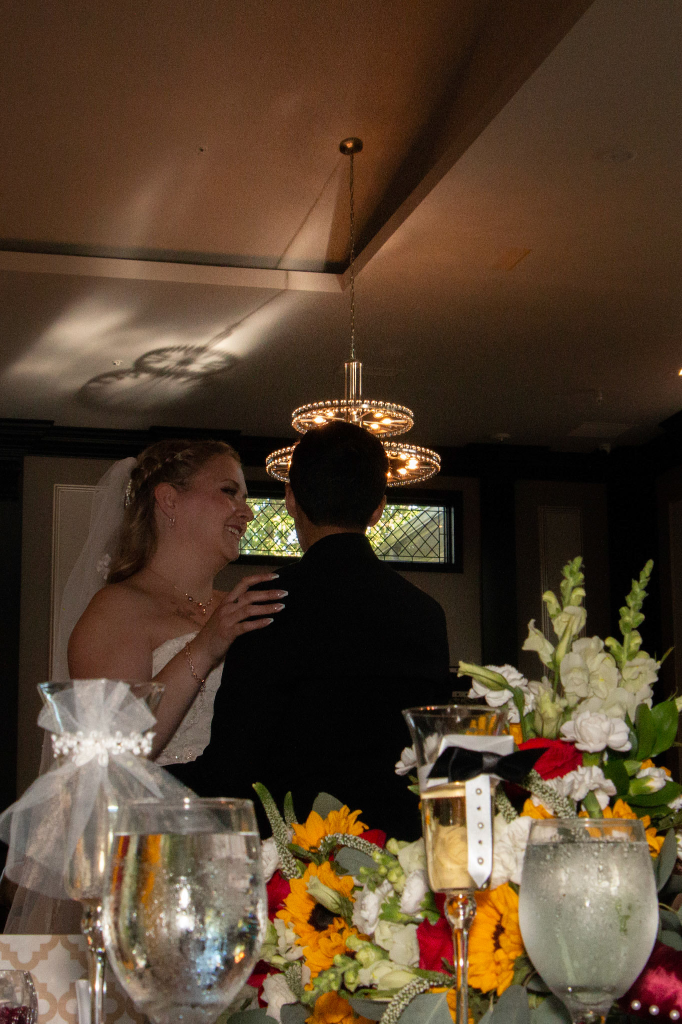 Wedding decor at Avanti Mansion, Hamburg, NY.