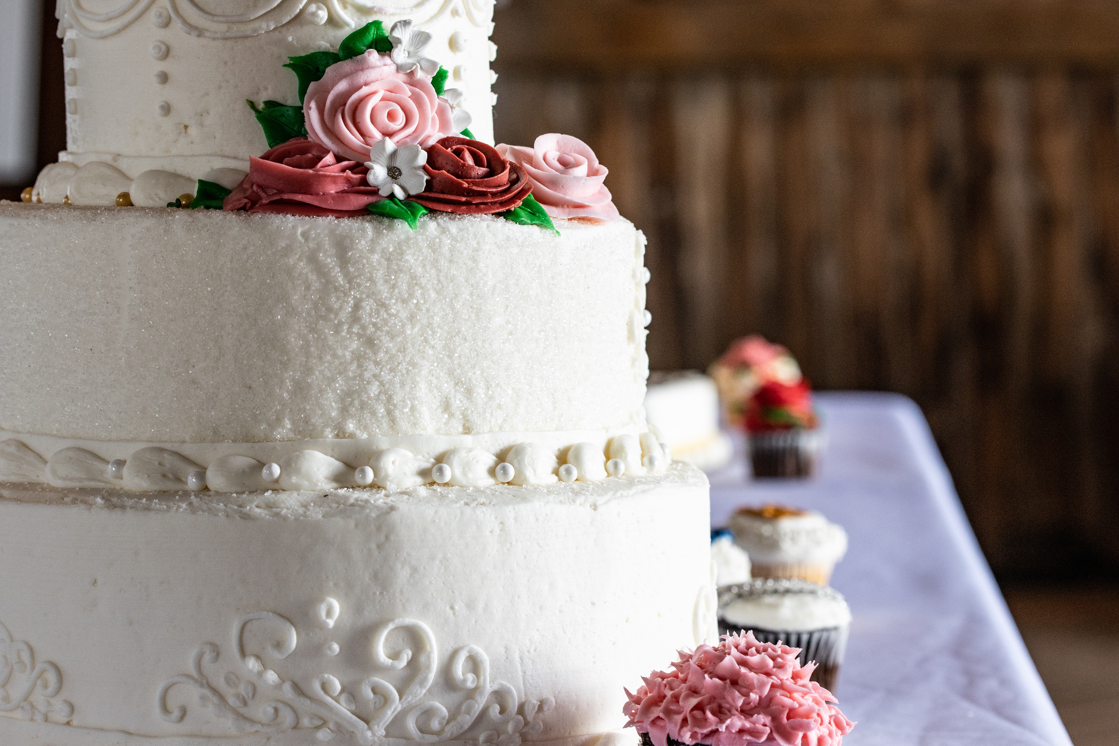 Wedding cake, Freedom Run Winery, Lockport NY.