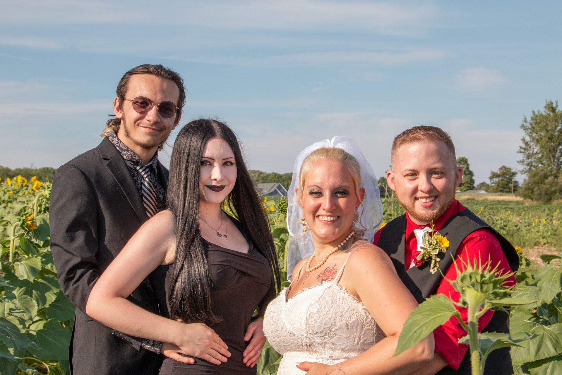 Wedding, Sunflowers of Sanborn, NY.