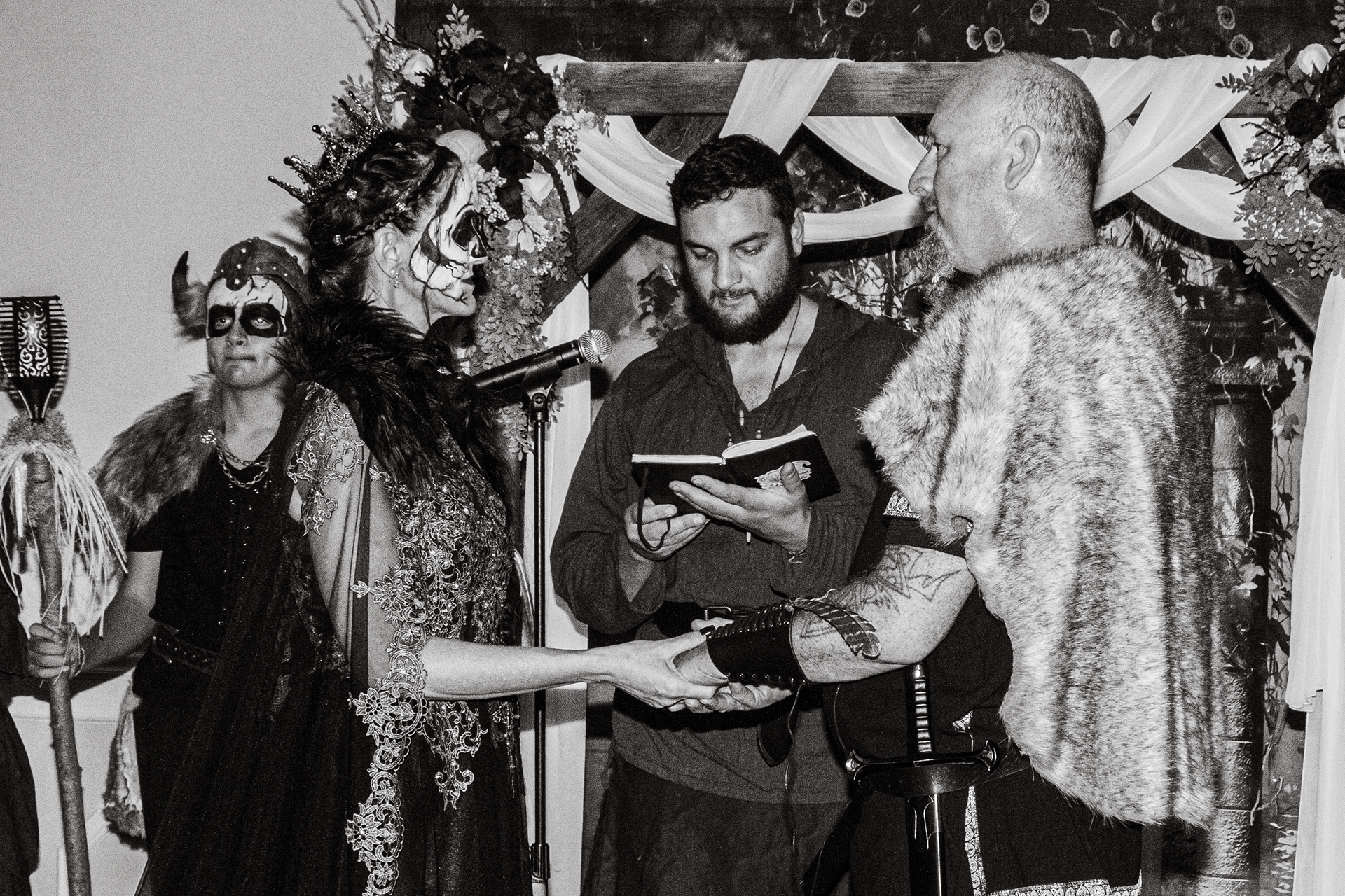 The vows at VC Telethon HQ in Lancaster.