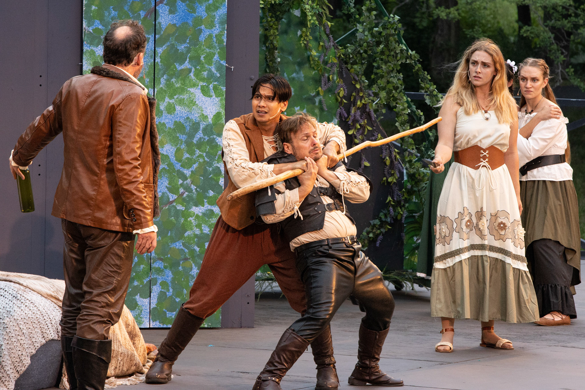 Very rainy Shakespeare in Delaware Park, Buffalo NY.