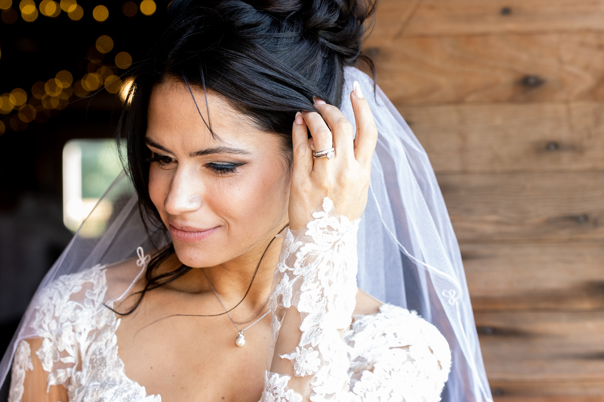 The flawless bride at The Gallagher, Medina NY.