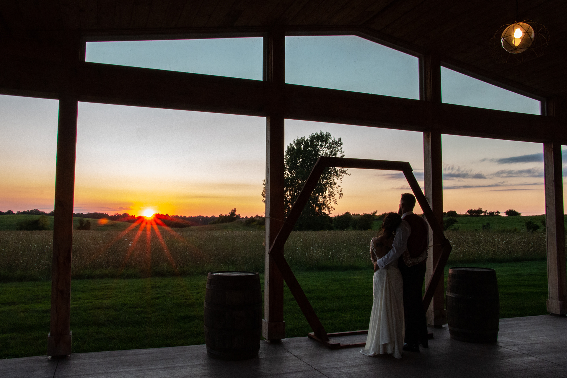 Sunset at The Gallagher, Medina NY.