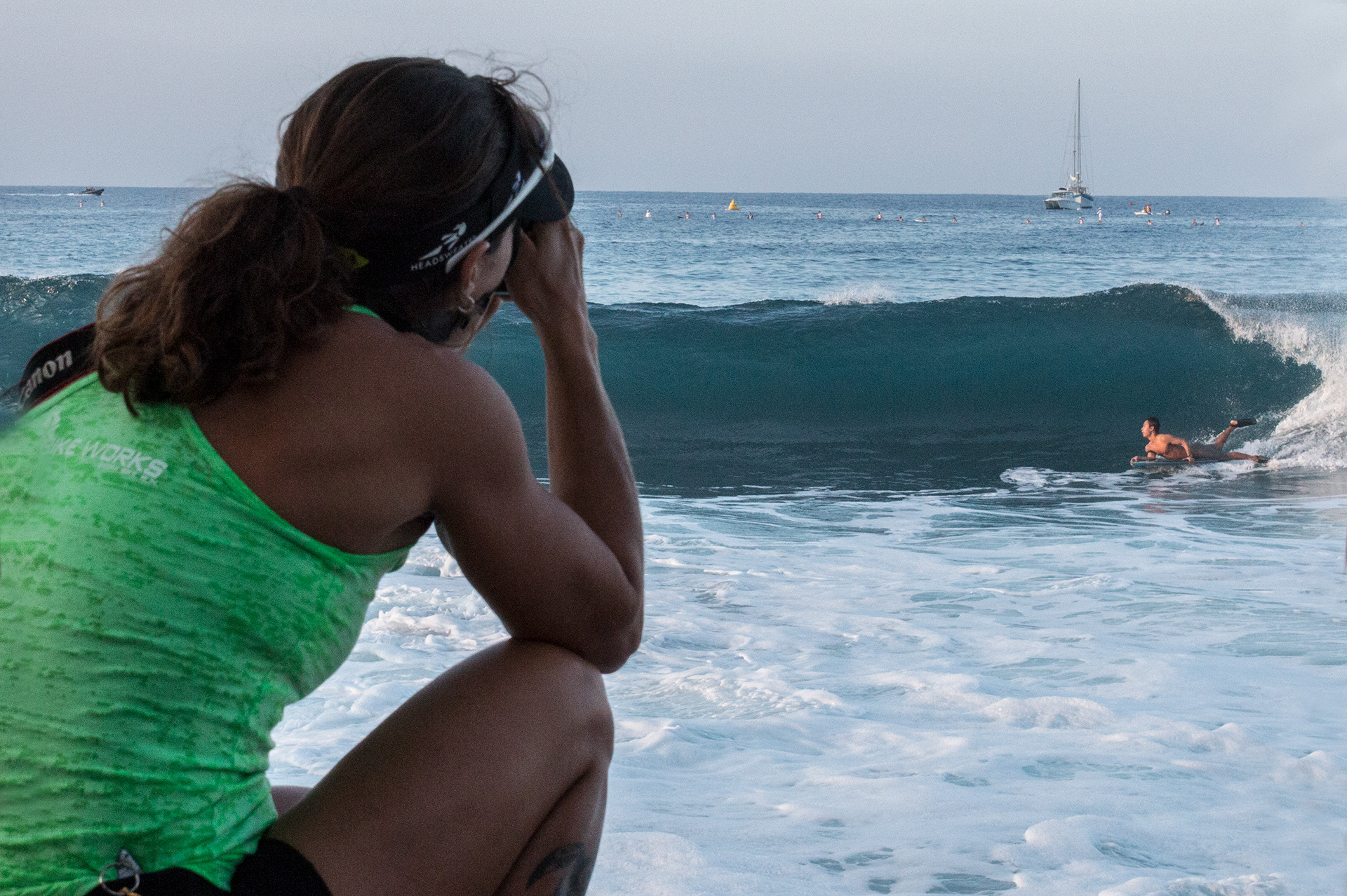 Full day coverage of Iron Man World Championships in Kona, HI for Daylight Mind.
