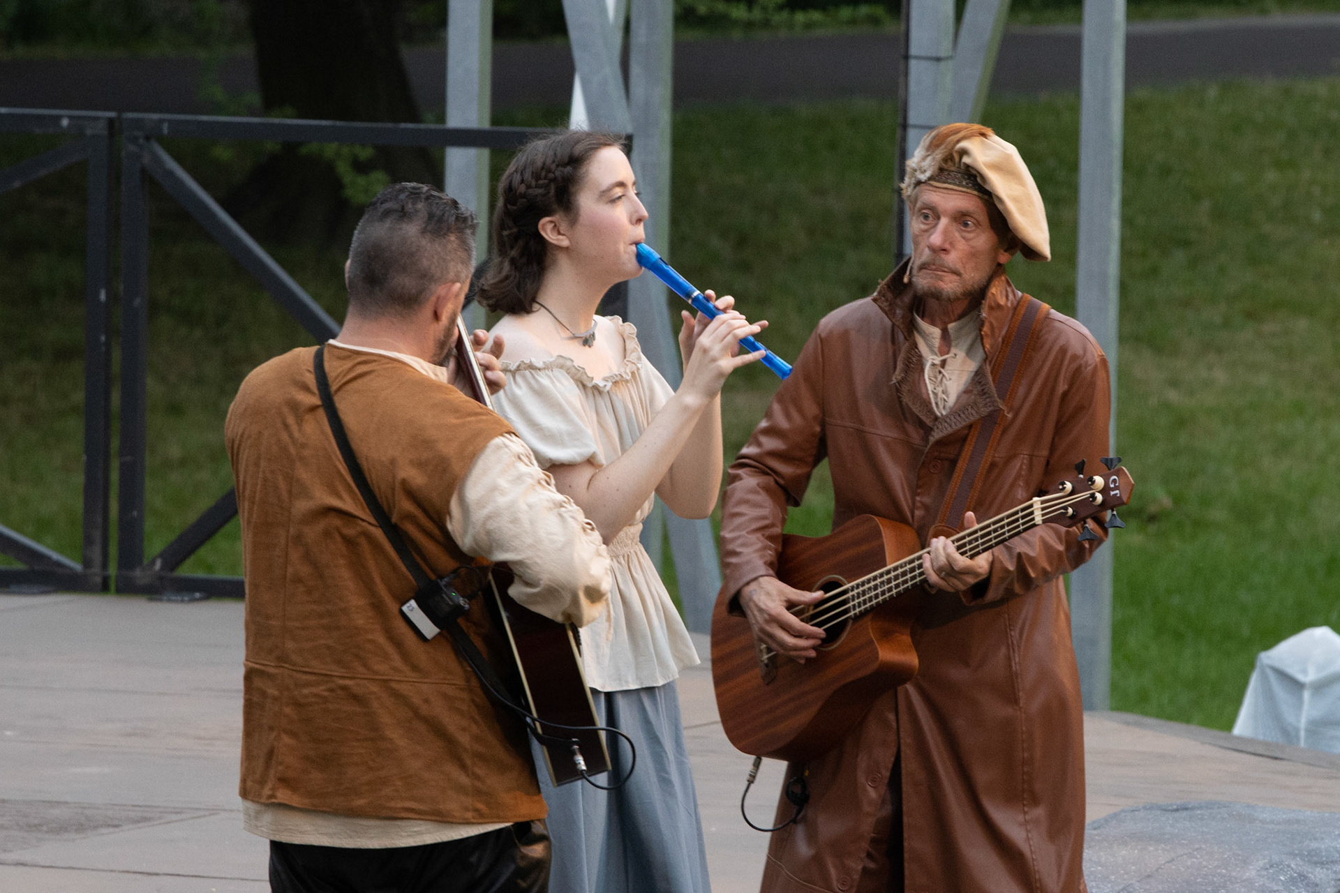 Very rainy Shakespeare in Delaware Park, Buffalo NY.