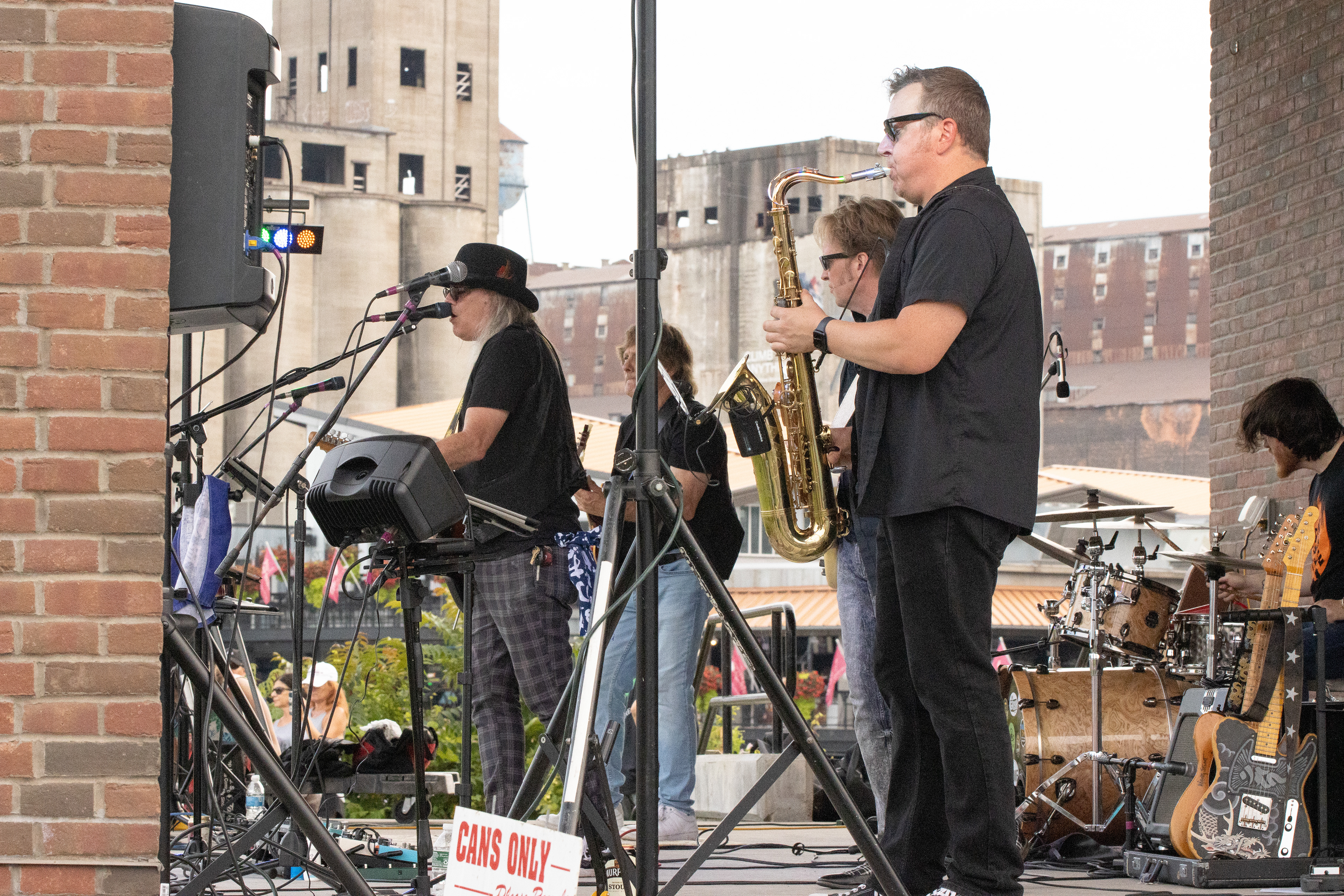 Stoneflower outdoor concert at Riverfest Park, Buffalo NY.