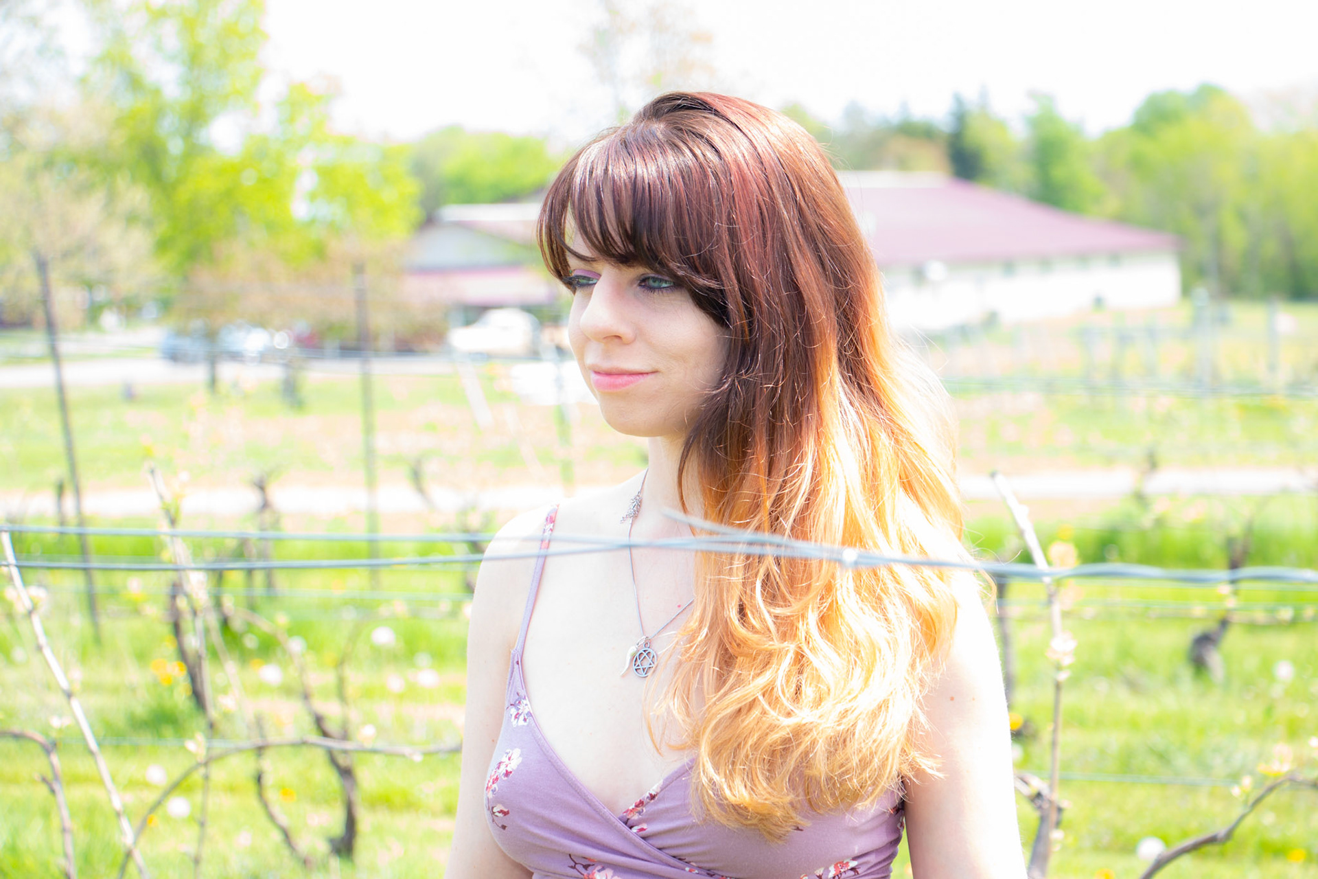 Modeling session, Freedom Run Winery, Lockport NY.