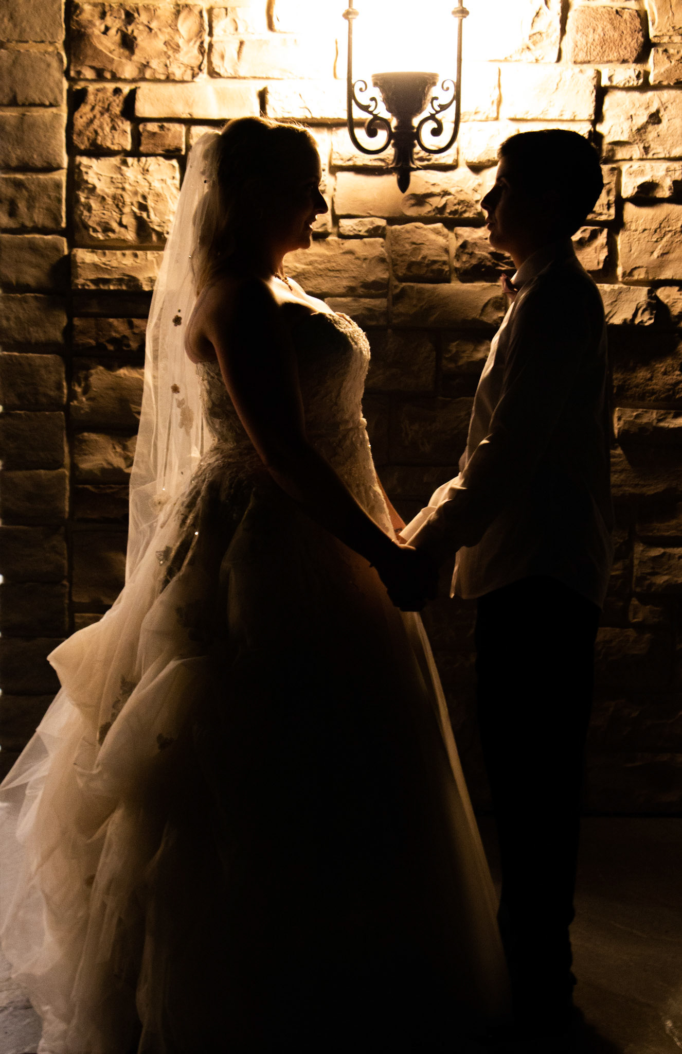 Wedding at Avanti Mansion, Hamburg, NY, bride & bride silo.