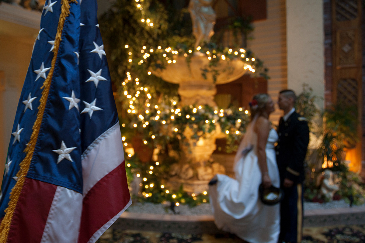 Serviceman wedding, Amherst, NY.