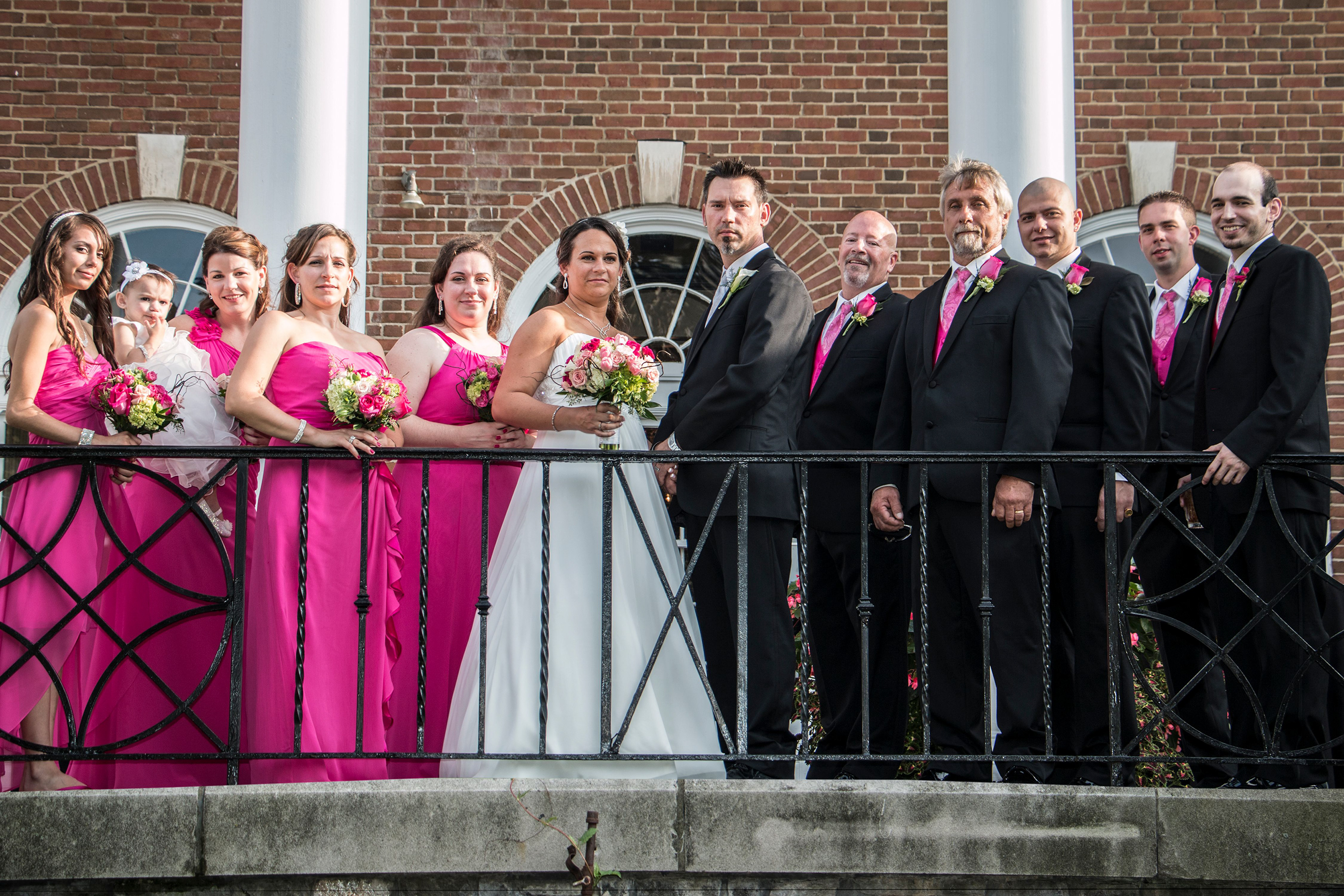 Wedding party, Country Club in Hamburg, NY.