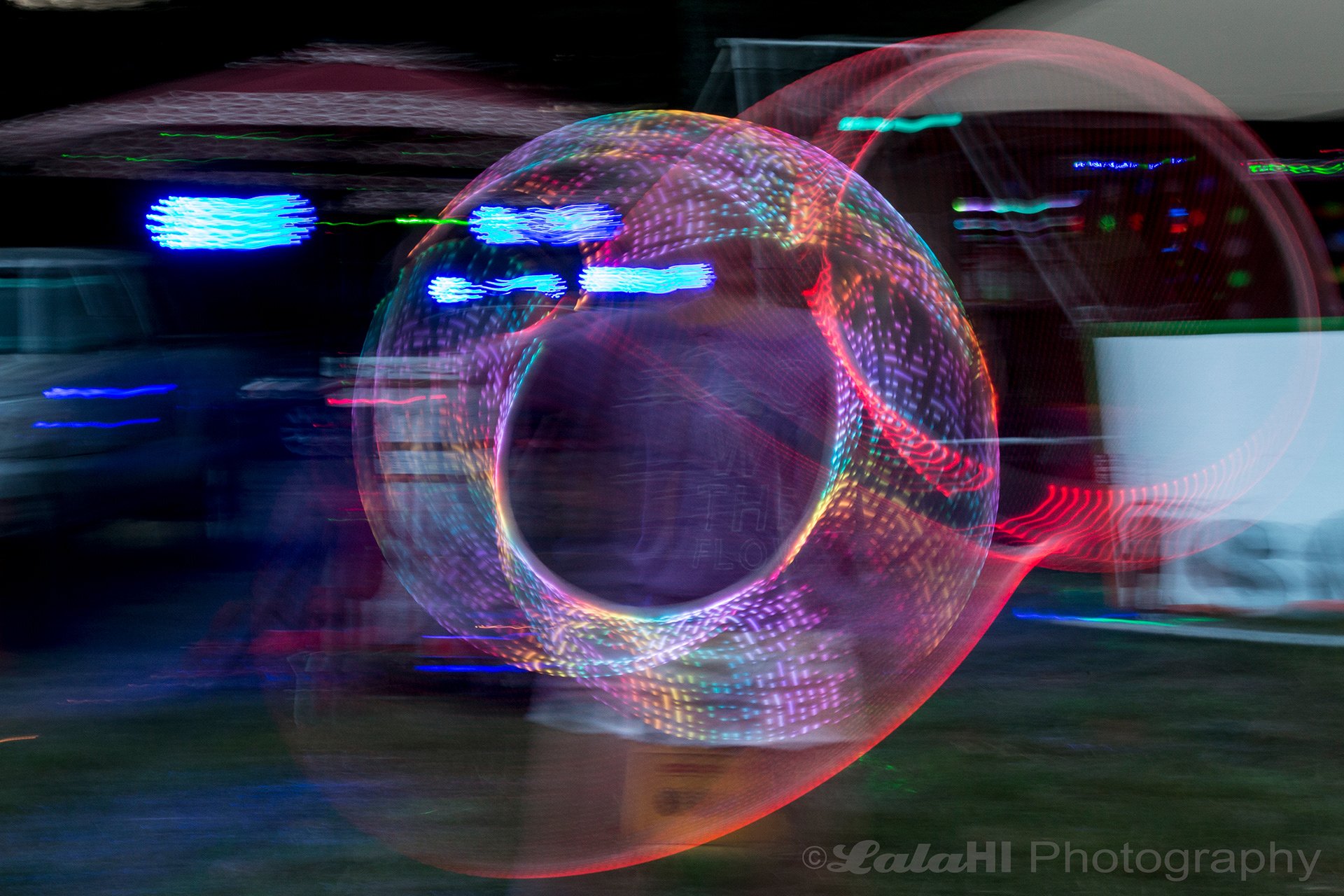 Spun Out Fire Productions at a music festival in Liberty, PA.