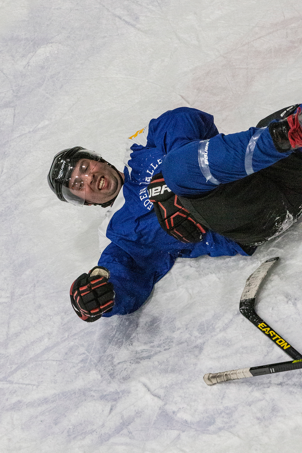 Charity hockey tournament at Riverworks, Buffalo NY.