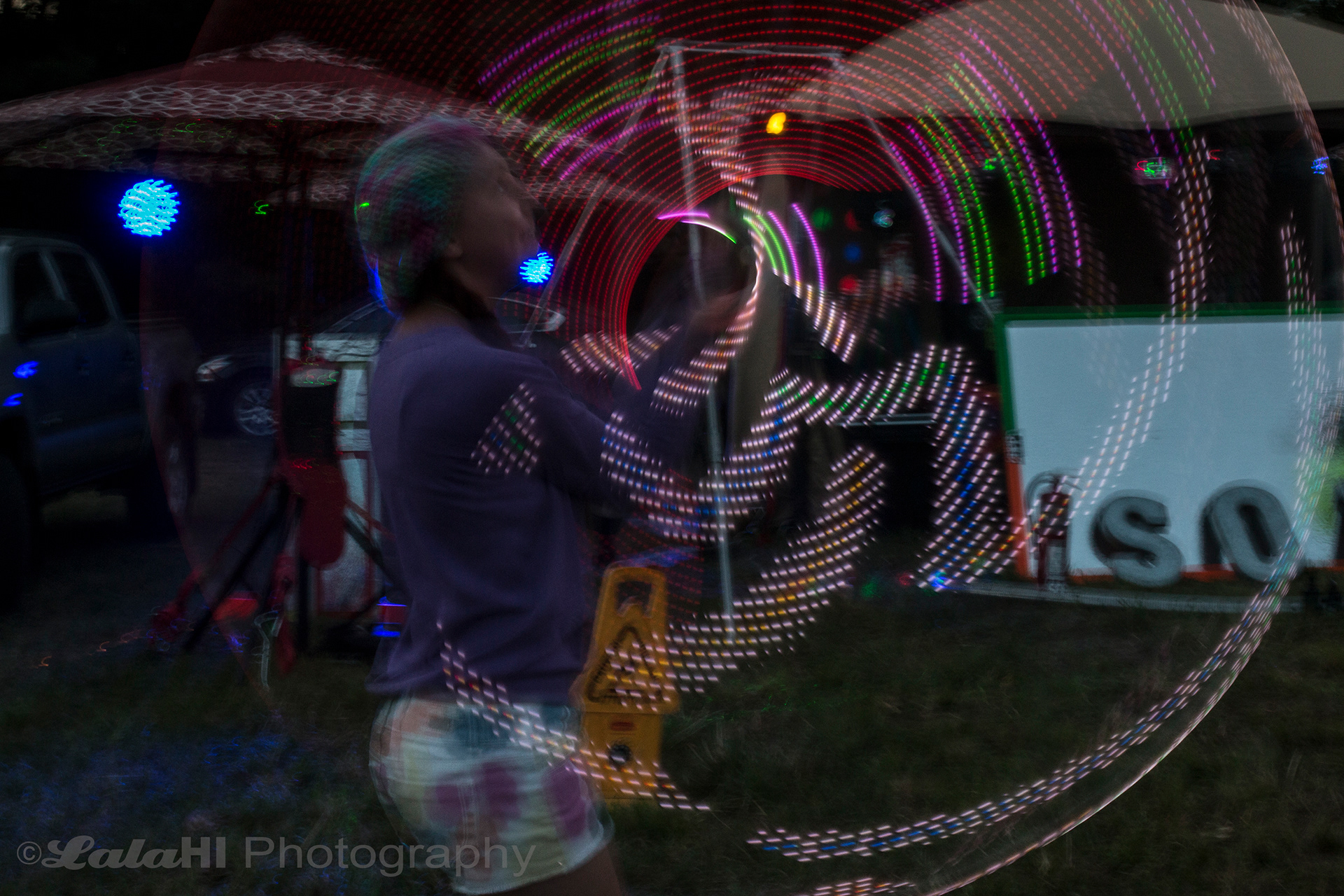 Spun Out Fire Productions at a music festival in Liberty, PA.