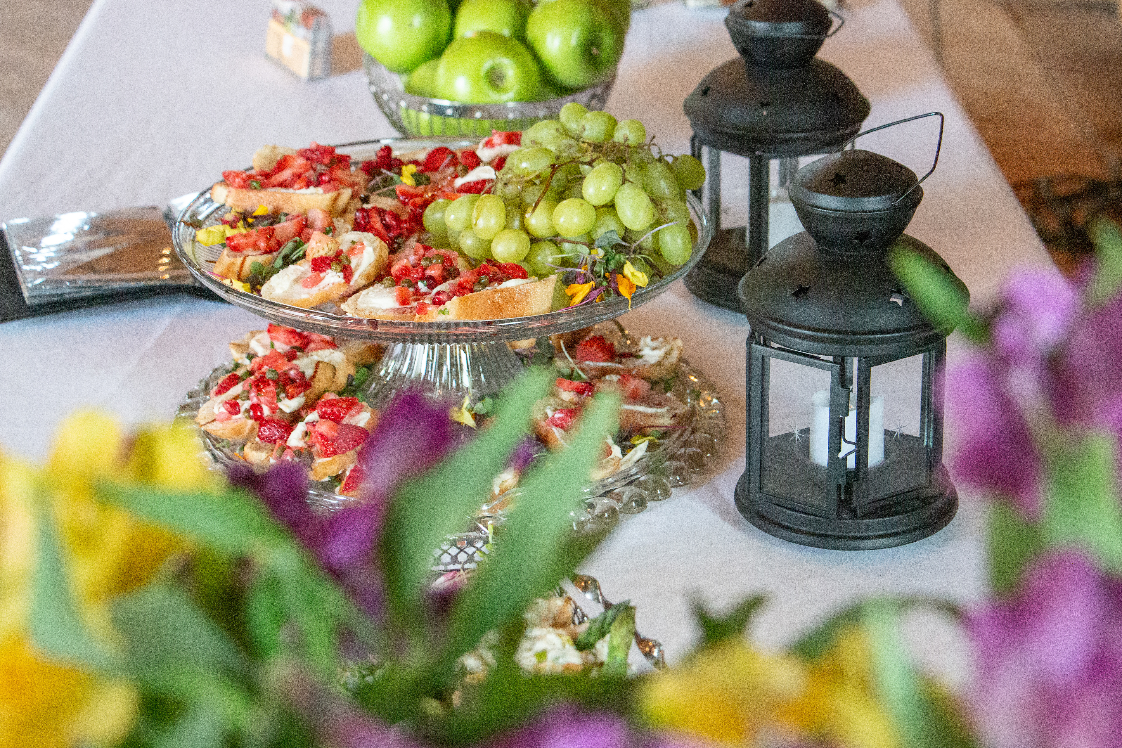 Wedding decor, catering, Freedom Run Winery, Lockport NY.