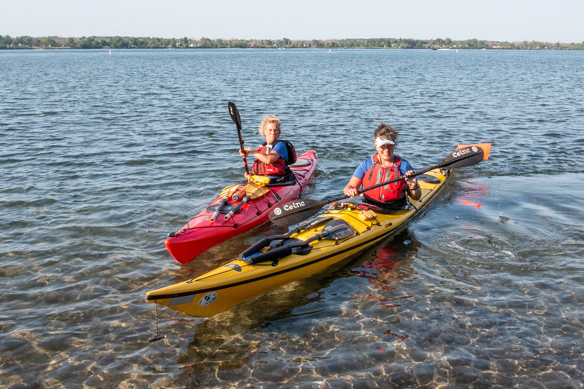 Buffalo Niagara Waterkeeper "Paddles Up" at Beaver Island, NY.