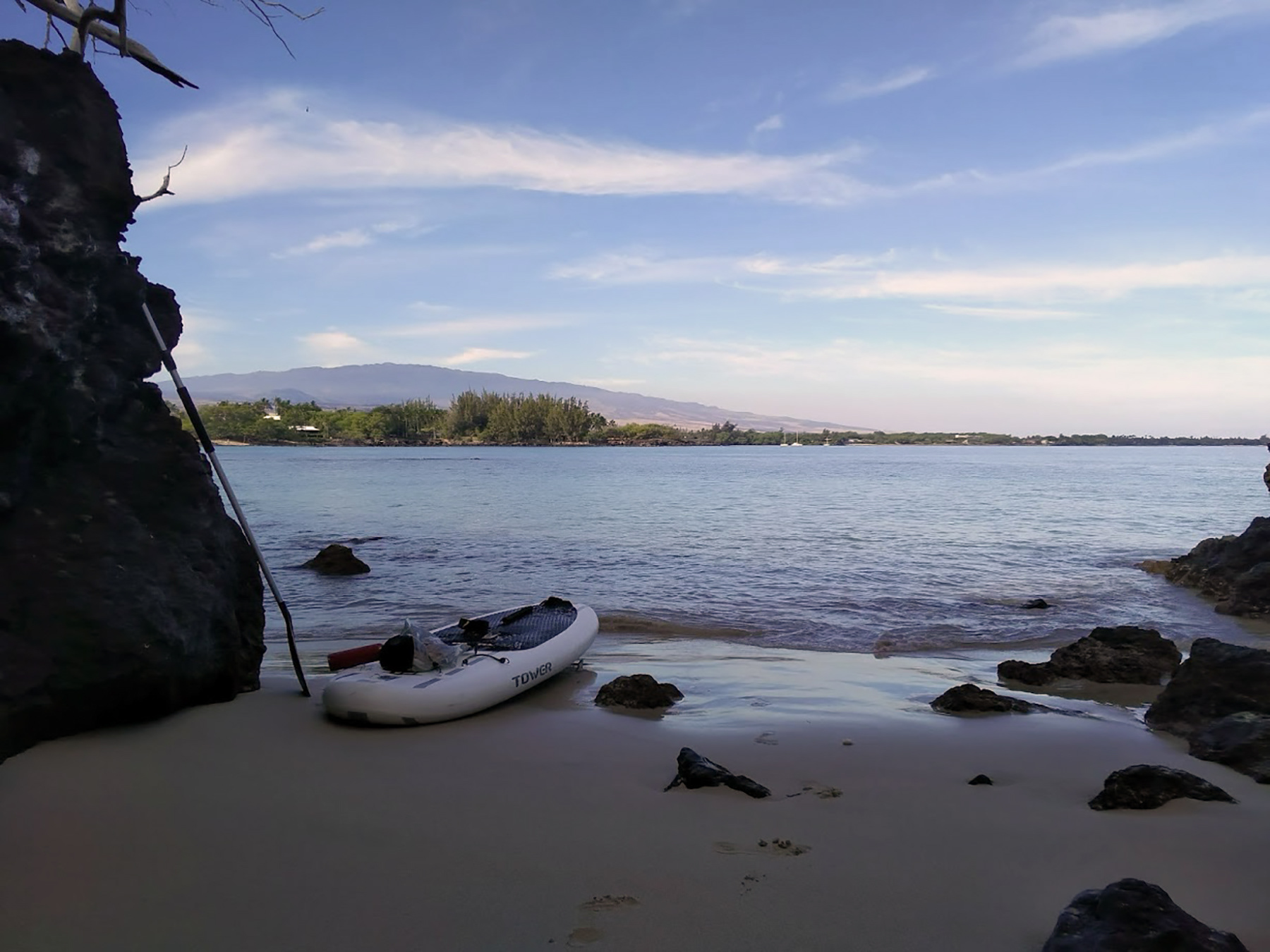 Early morning SUP at Wailalea Bay HI.
