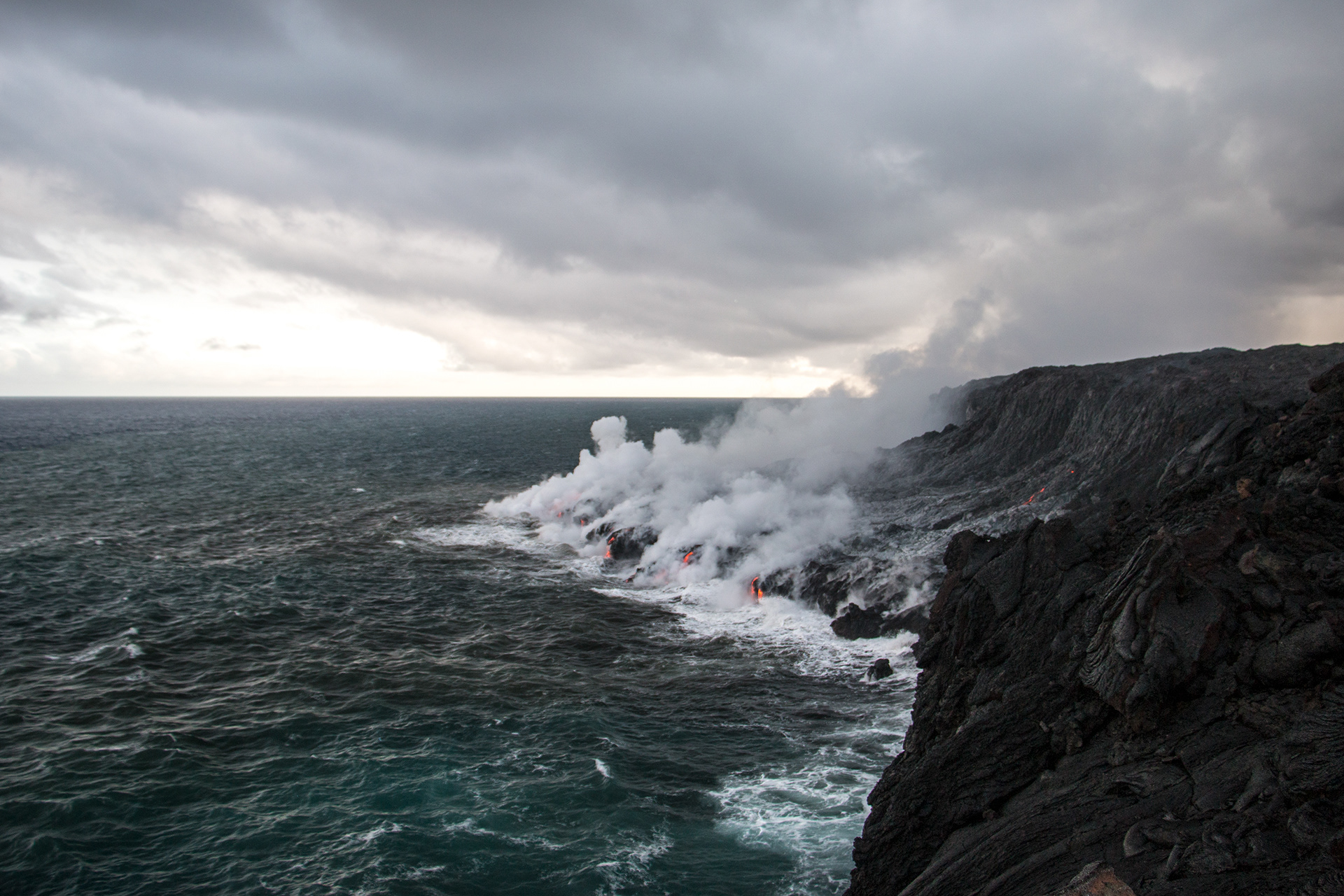 My bike ride to 61g lava flow, Kalapana HI.