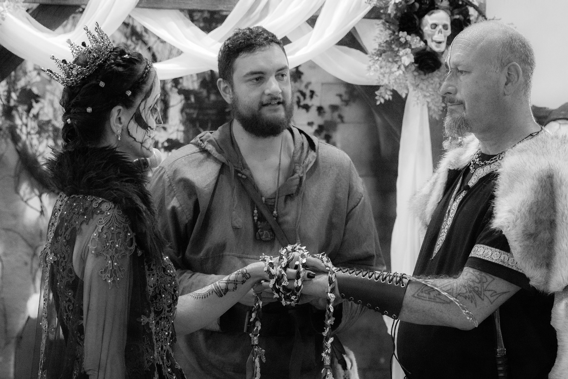 The vows at VC Telethon HQ in Lancaster.