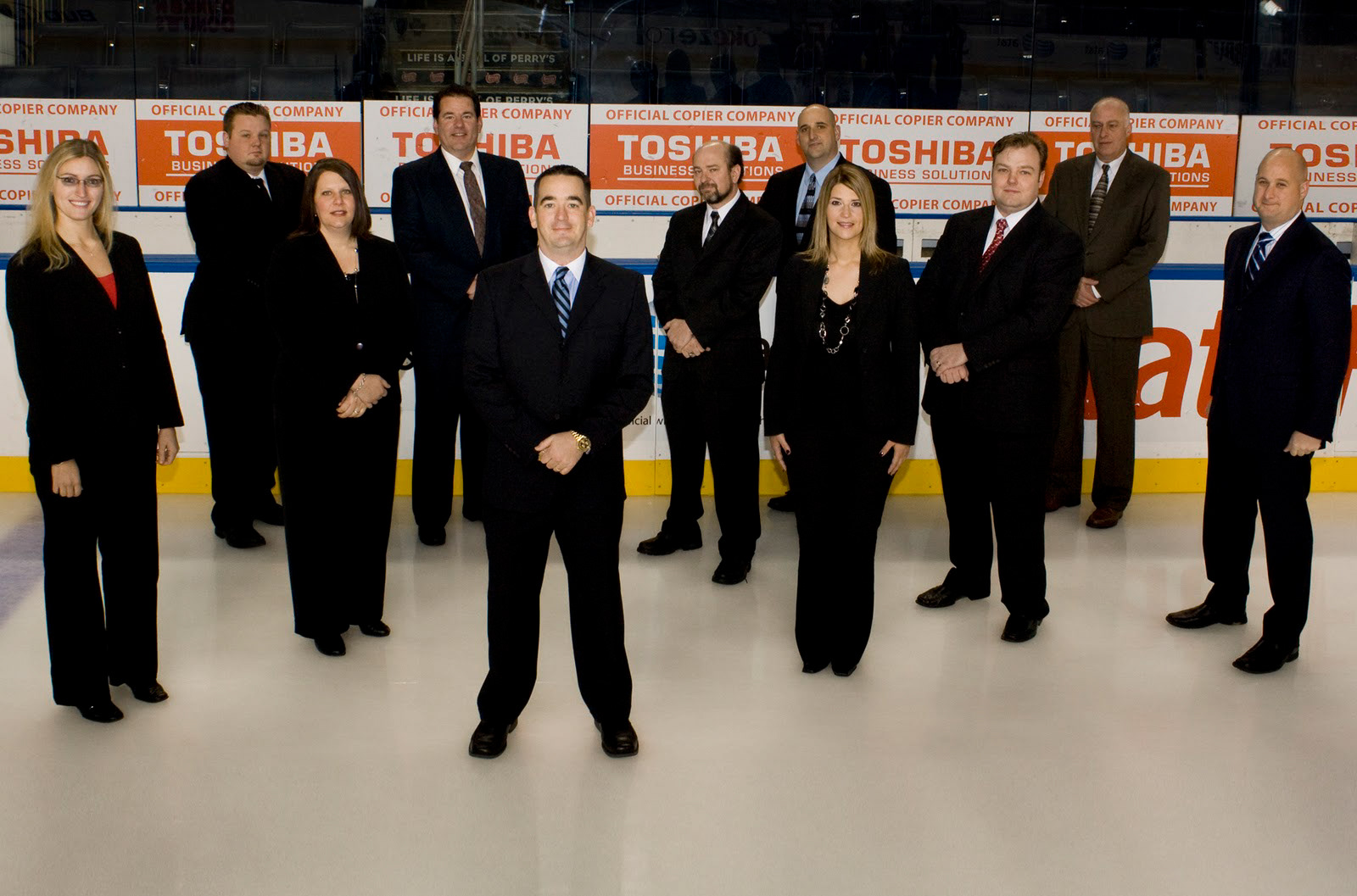 Toshiba company photos, HSBC Arena, Buffalo NY.
