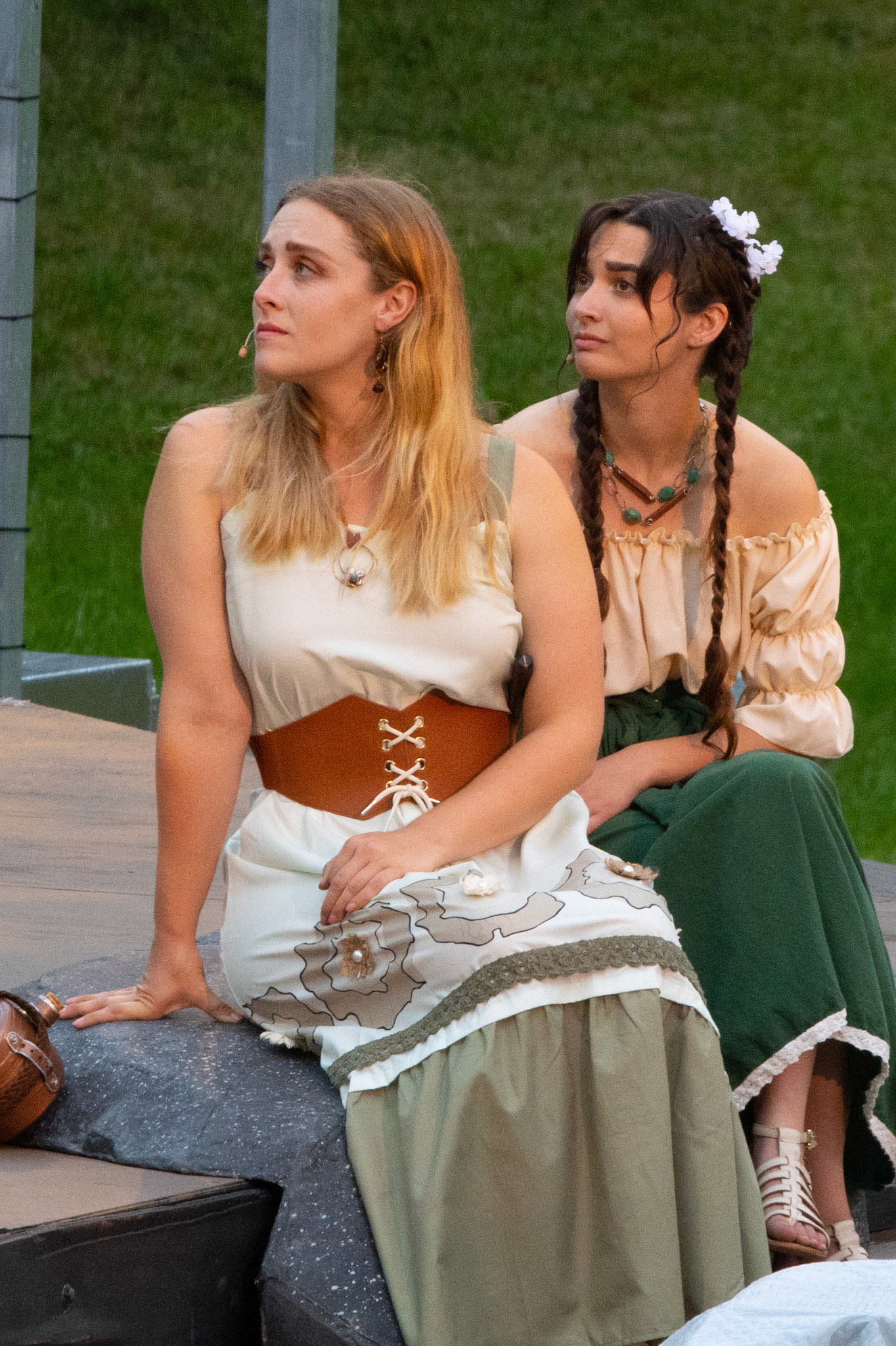 Very rainy Shakespeare in Delaware Park, Buffalo NY.