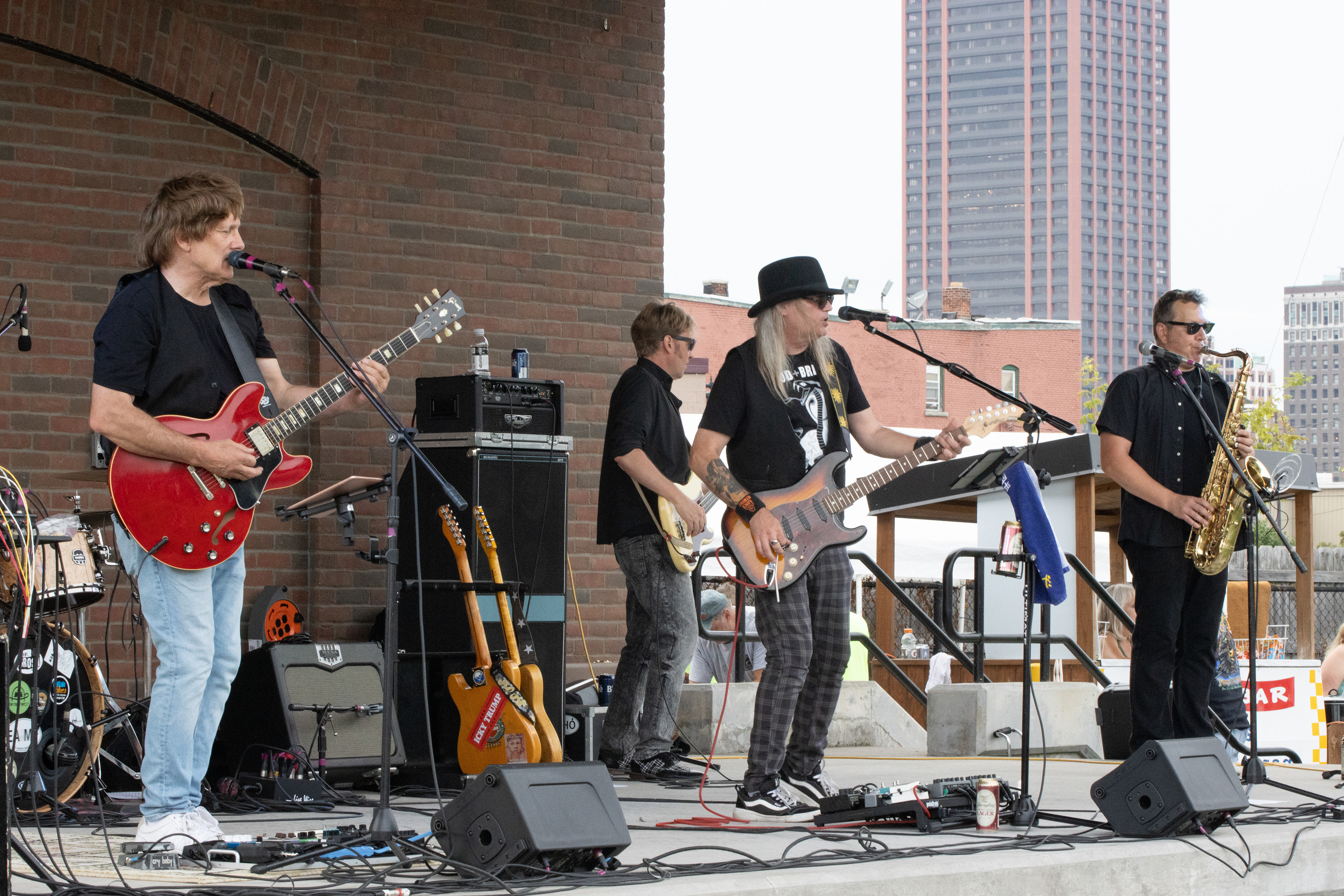 Stoneflower outdoor concert at Riverfest Park, Buffalo NY.