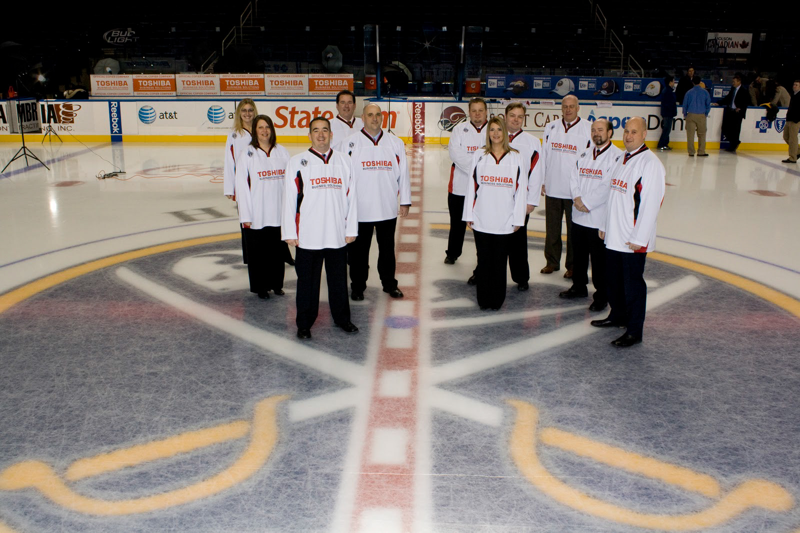 Toshiba company photos, HSBC Arena, Buffalo NY.