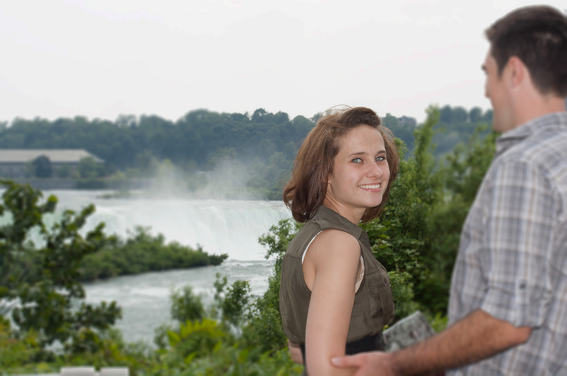 Engagement photo session, Niagara Falls NY.