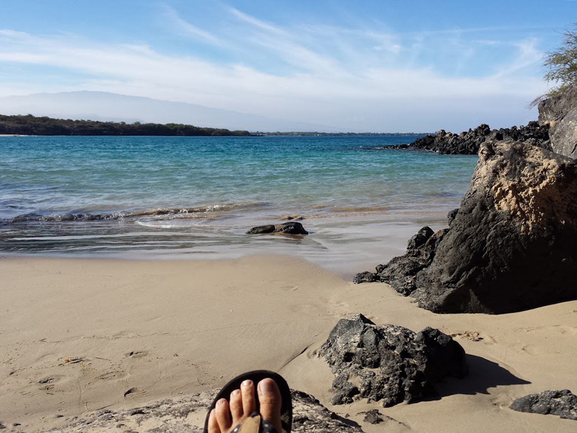 Hapuna Beach bay, HI.